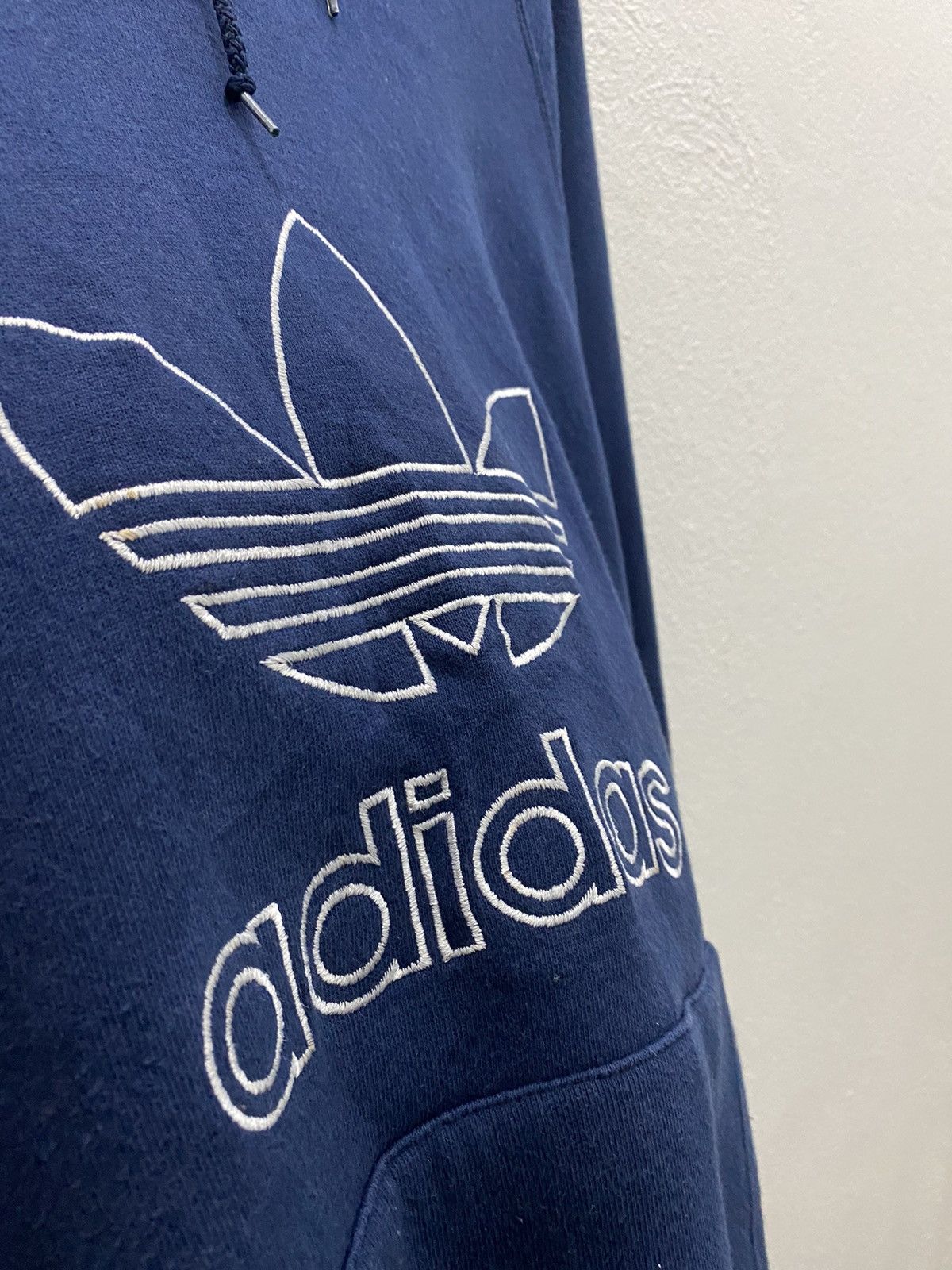 Adidas × Vintage 🔥GK103 VINTAGE ADIDAS MADE IN USA HOODIES BIG LOGO Size US M / EU 48-50 / 2 - 4 Thumbnail