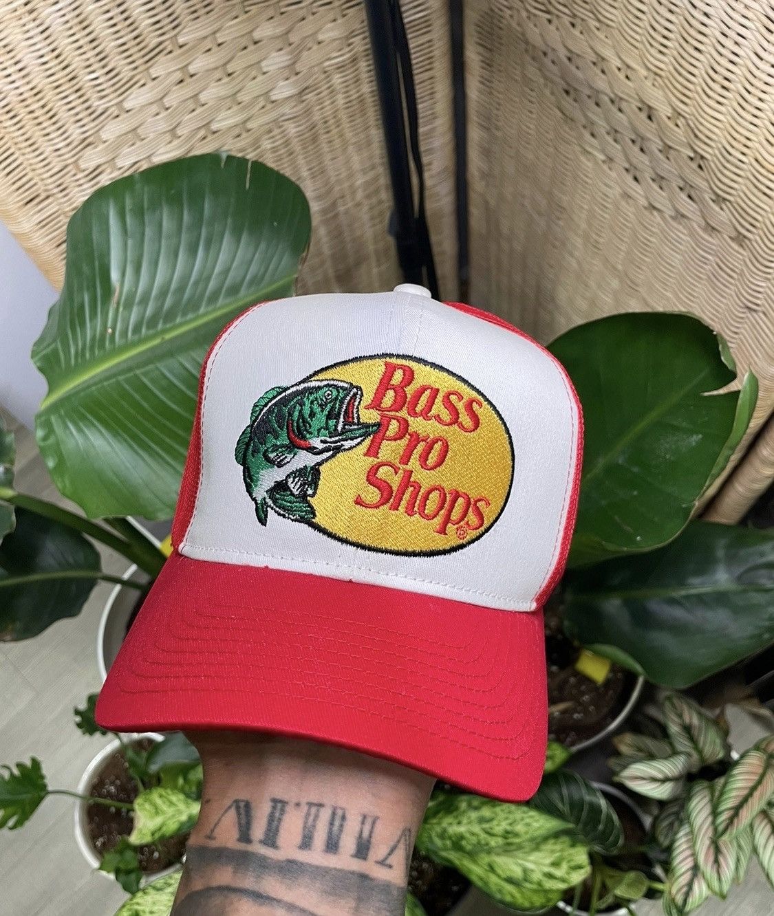 Bass Pro Shops × Vintage Bass Pro Shops Trucker hat Size ONE SIZE - 1 Thumbnail