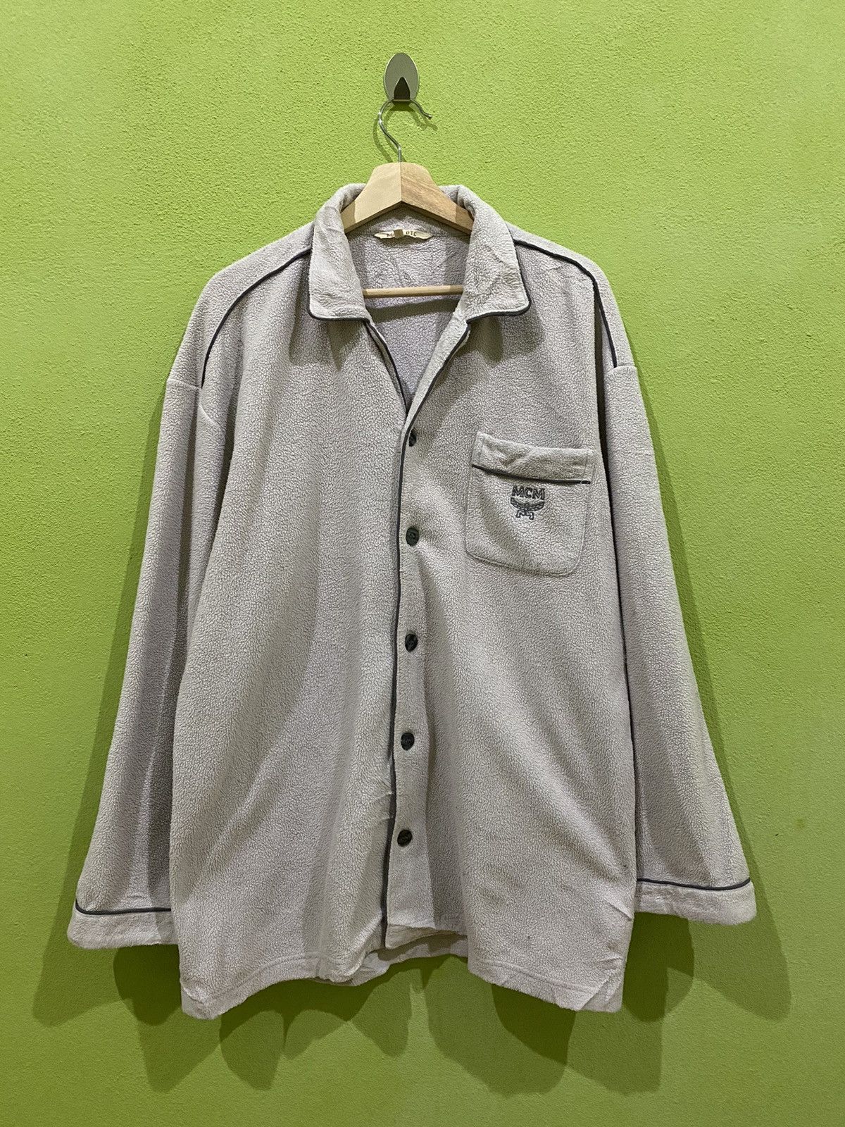 Designer × MCM MCM OTC FLEECE BUTTON NIGHT JACKET Size US L / EU 52-54 / 3 - 1 Thumbnail