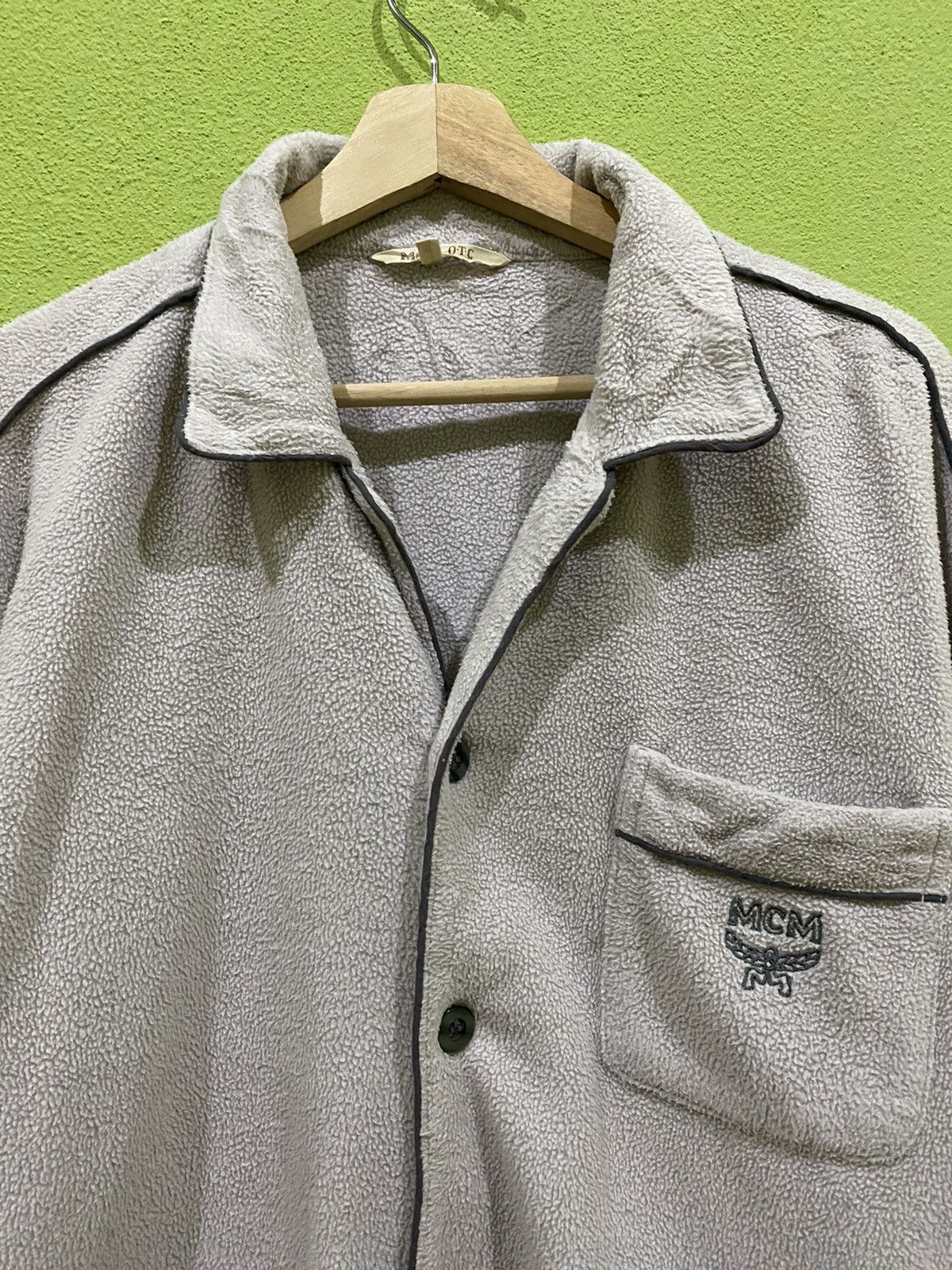 Designer × MCM MCM OTC FLEECE BUTTON NIGHT JACKET Size US L / EU 52-54 / 3 - 2 Thumbnail