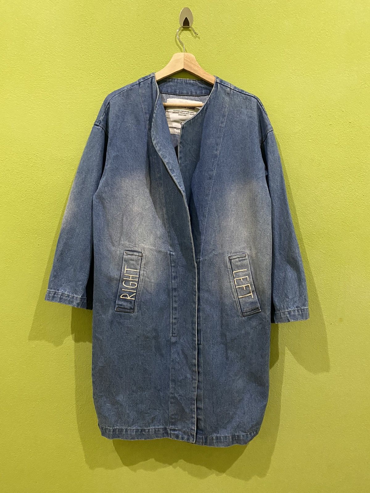 Japanese Brand 🔥VTG RIVET AND SURGE DENIME JACKET FOR WOMEN Size ONE SIZE - 1 Thumbnail