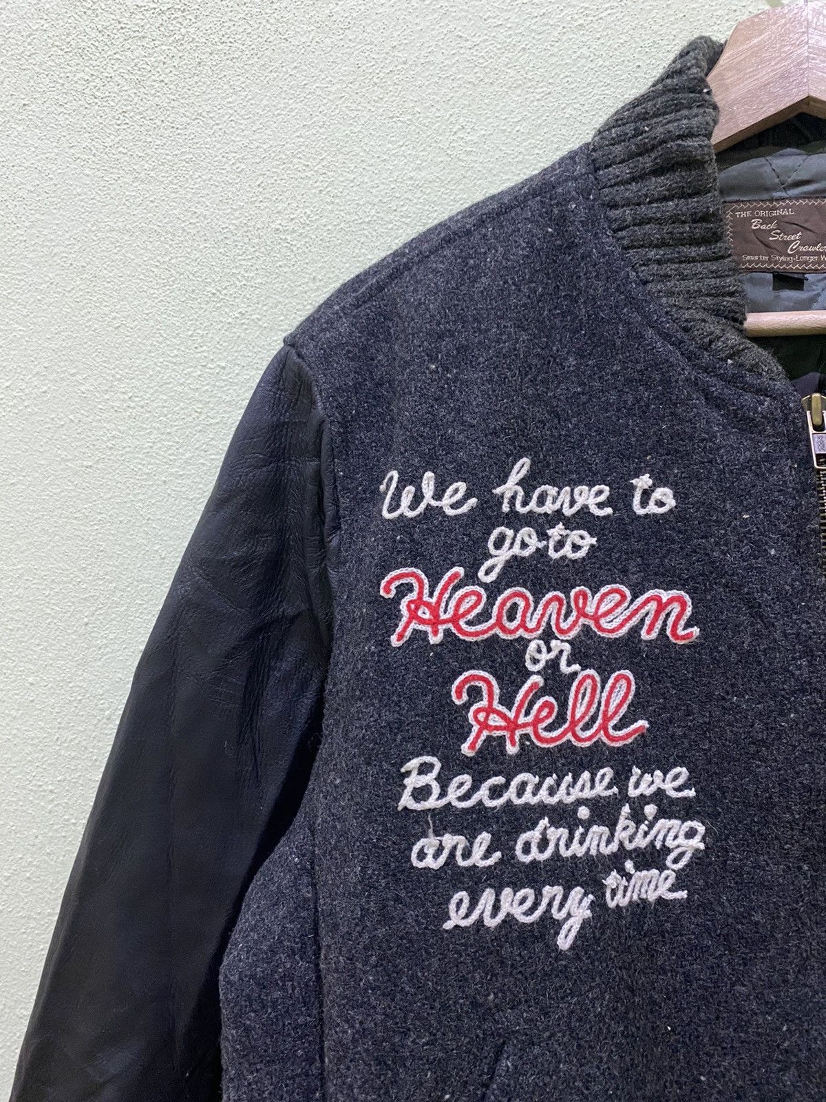 Japanese Brand Back Street Crawler Varsity Jacket Size US M / EU 48-50 / 2 - 3 Thumbnail