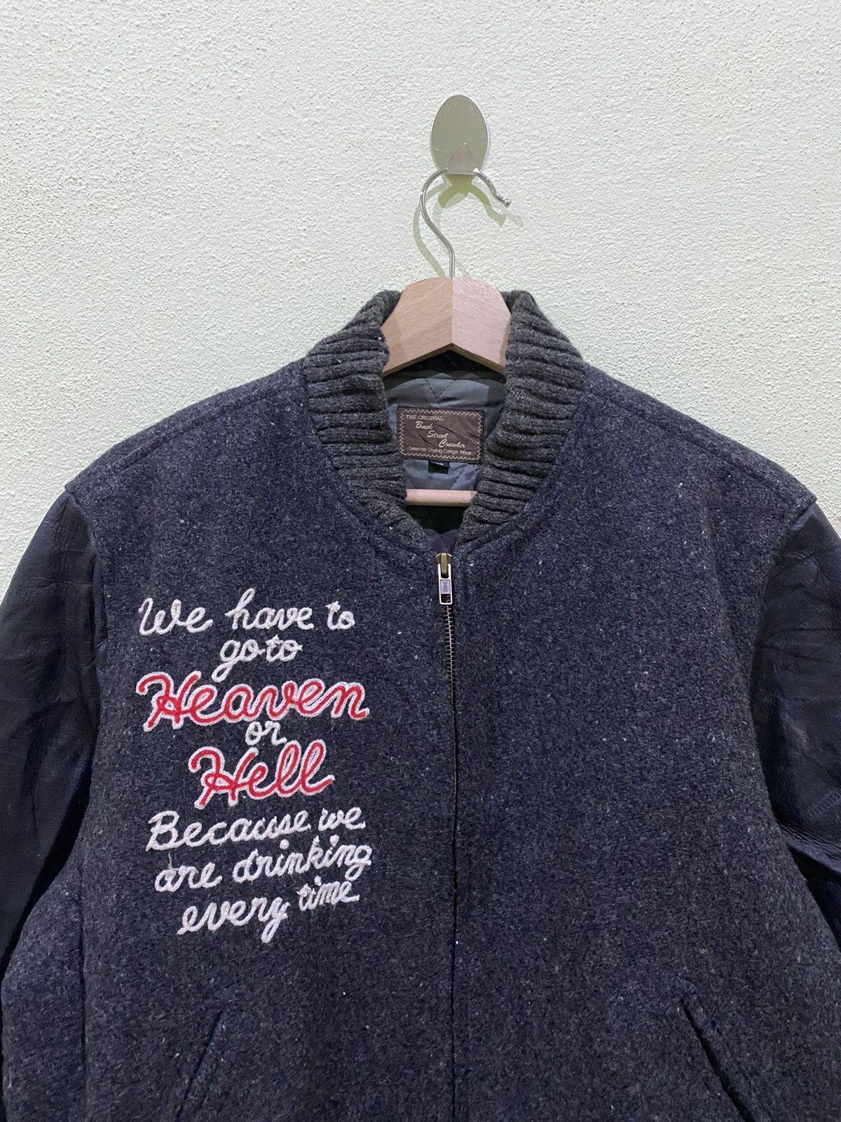 Japanese Brand Back Street Crawler Varsity Jacket Size US M / EU 48-50 / 2 - 2 Thumbnail