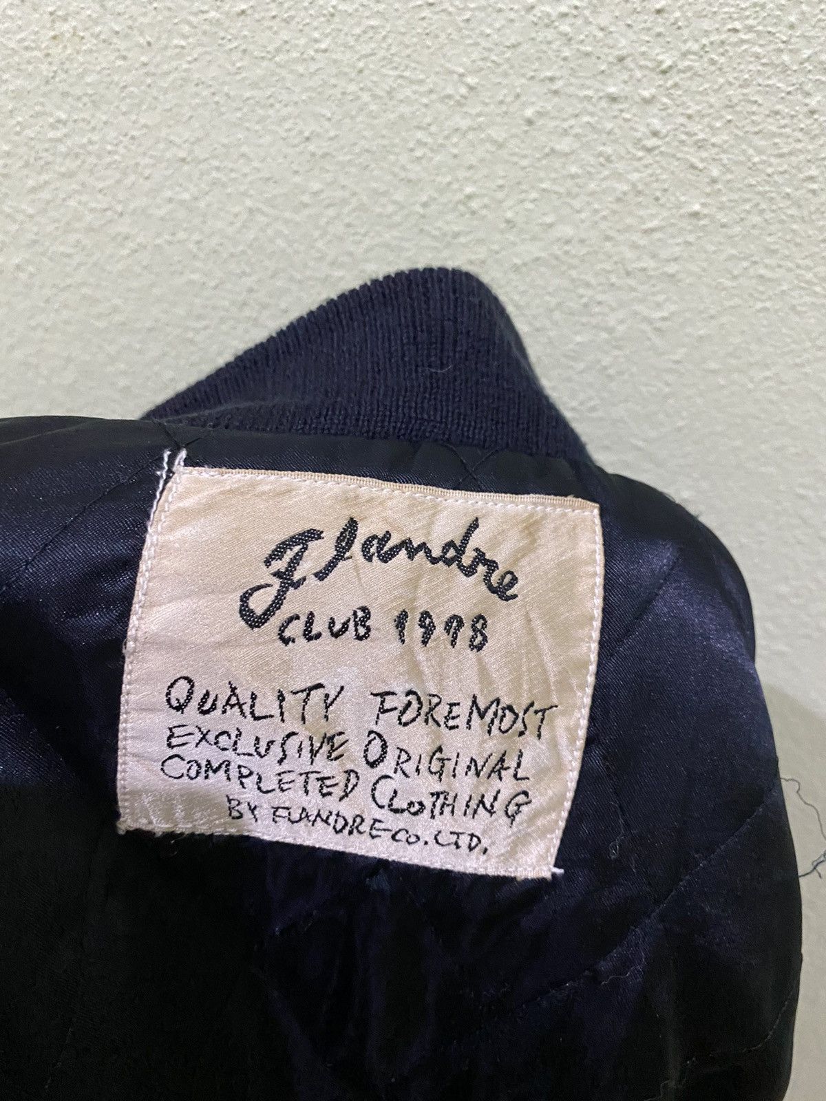 Japanese Brand Flandre Club Varsity Wool Jacket Size US M / EU 48-50 / 2 - 13 Thumbnail