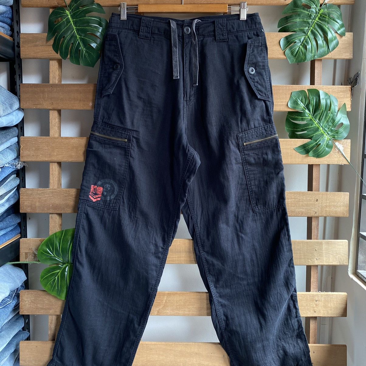 Hysteric Glamour Hysteric Glamour Heavy Cargo Pants Navy Blue Size US 32 / EU 48 - 1 Thumbnail