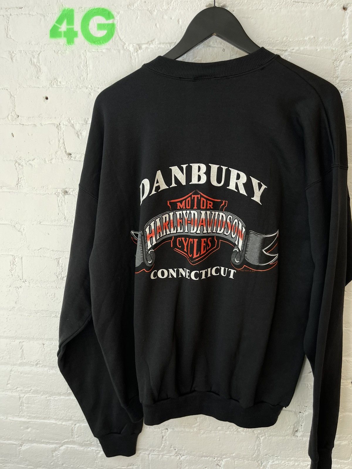 Harley Davidson × Vintage Vintage OG Black HARLEY DAVIDSON Sweater Sweatshirt XXL 2XL Size US XXL / EU 58 / 5 - 8 Thumbnail