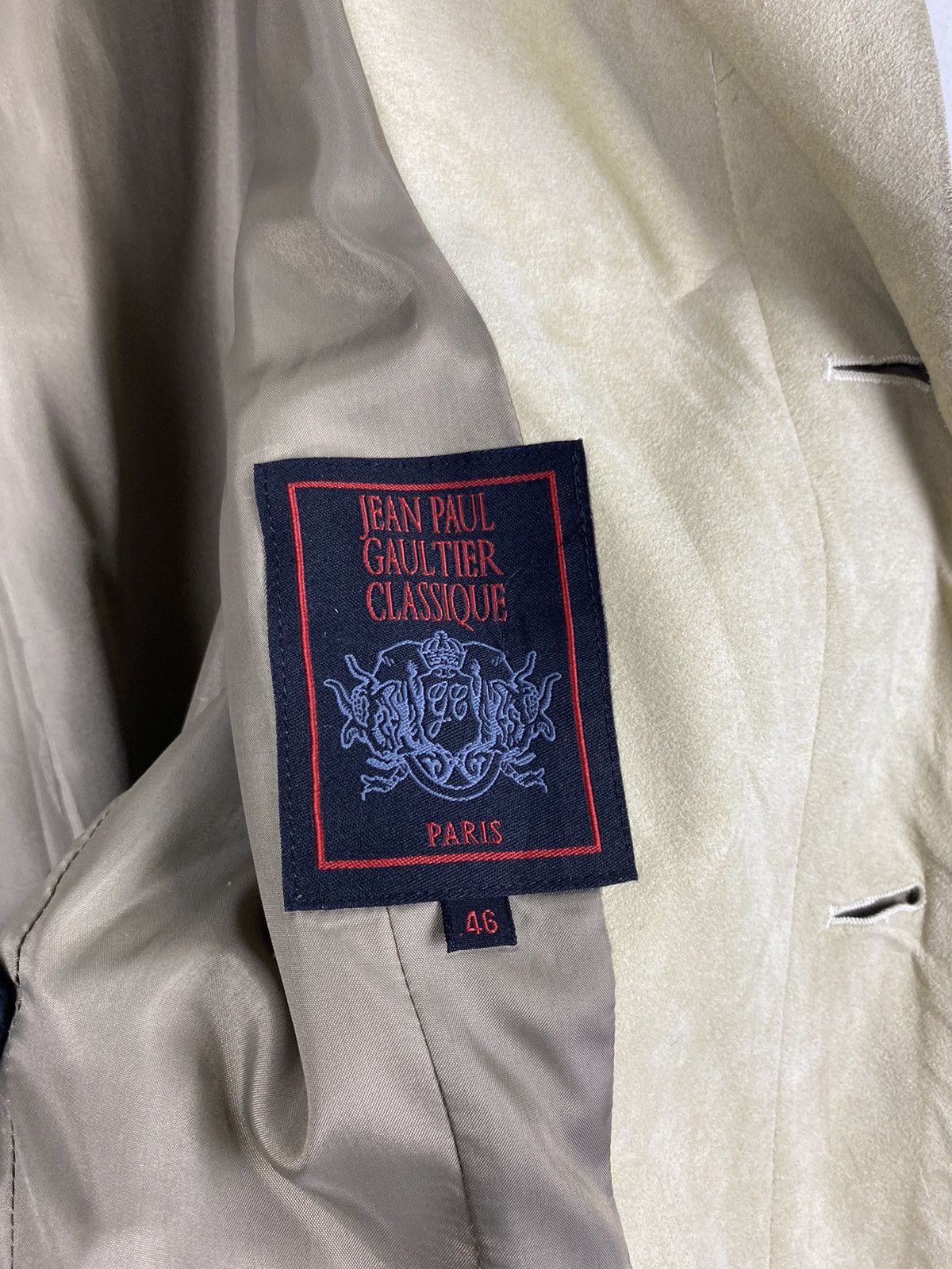 Designer GK109 Jean Paul Gaultier Classic Paris Velvet Coat Size 46R - 12 Thumbnail