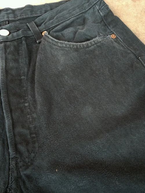 Levi's Vintage Levi's 501 Black Distressed Jeans 32x33 Size US 32 / EU 48 - 7 Thumbnail