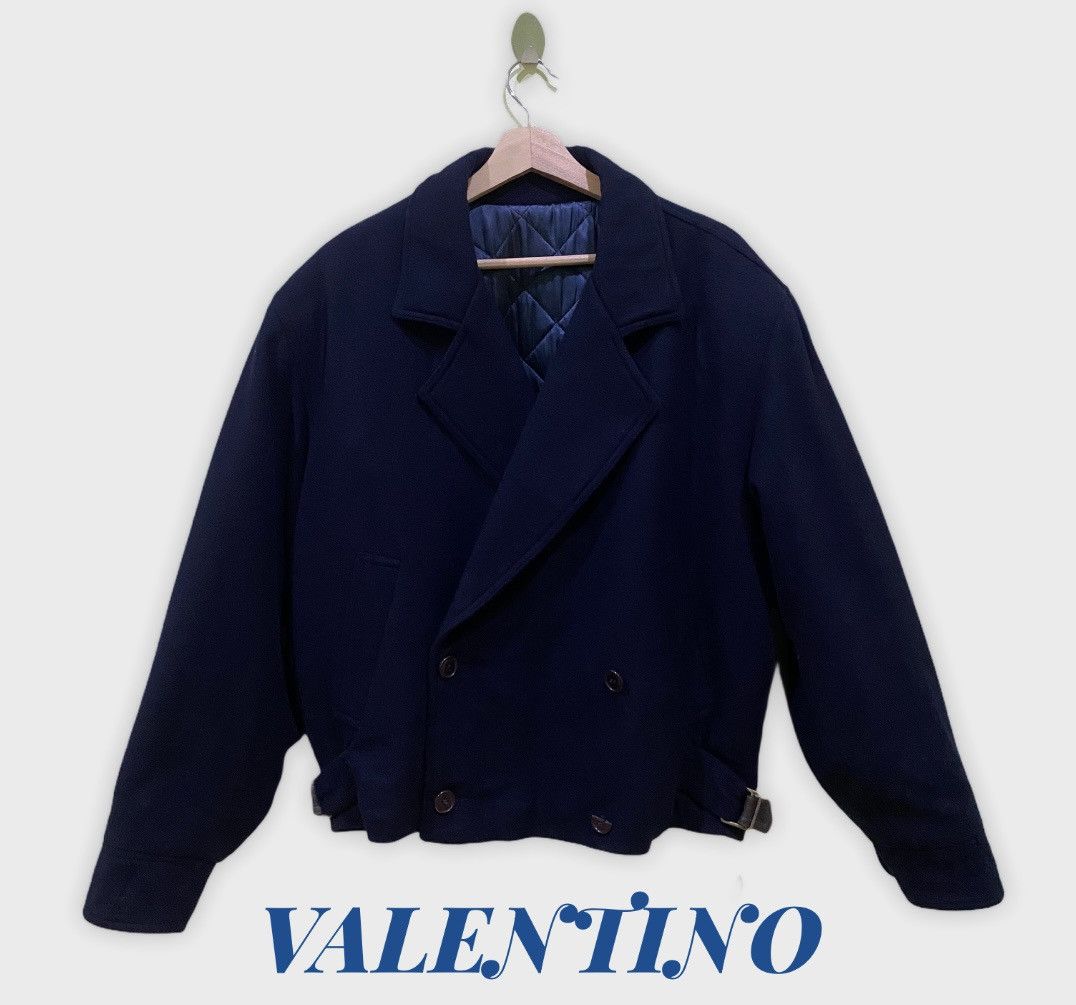 Designer × Valentino VALENTINO BOUTIQUE DOUBLE BREAST CASHMERE JACKET Size US L / EU 52-54 / 3 - 1 Thumbnail
