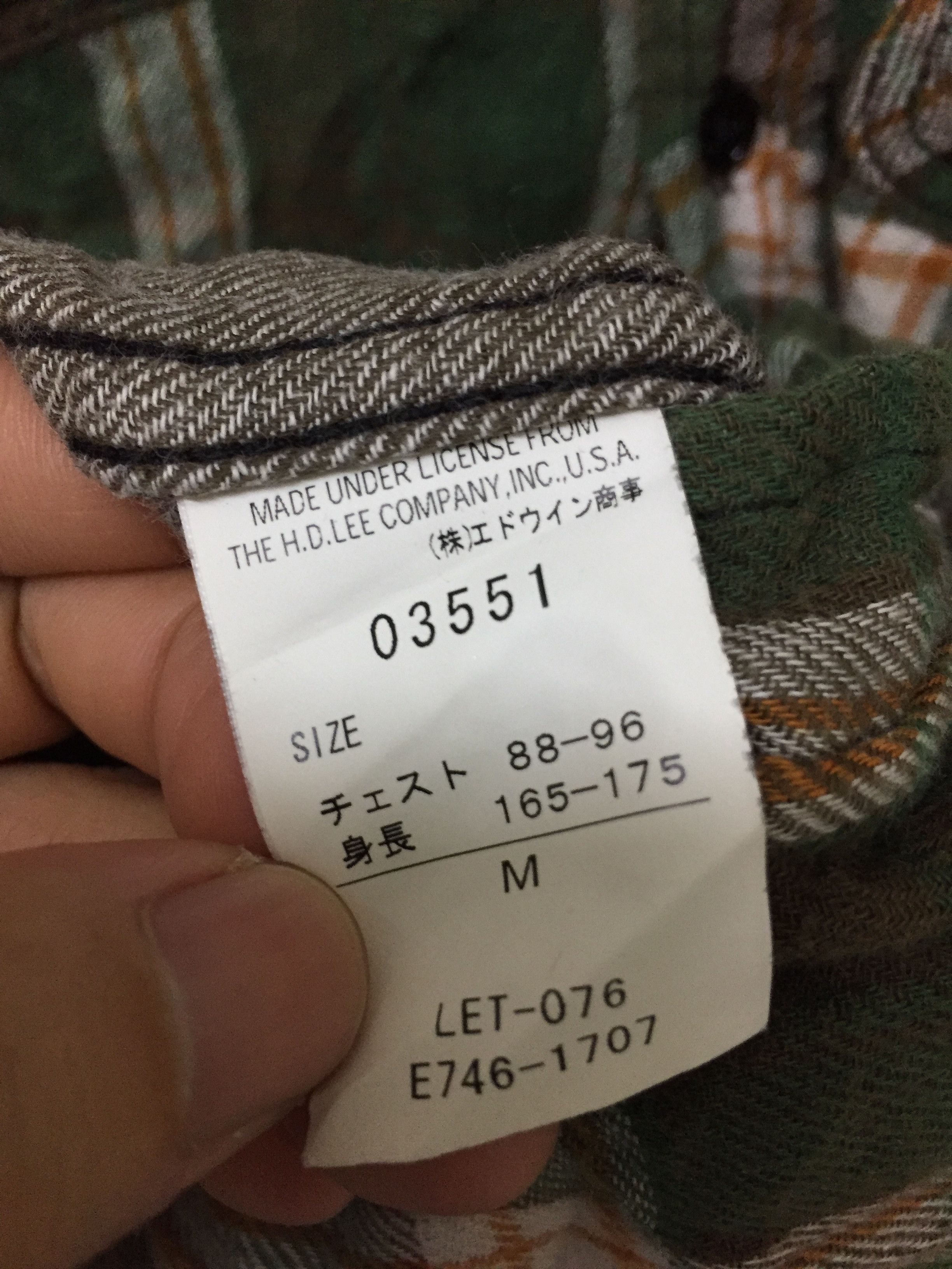 Lee × Unused UNUSED X LEE Check tartan flannel Size US M / EU 48-50 / 2 - 10 Thumbnail