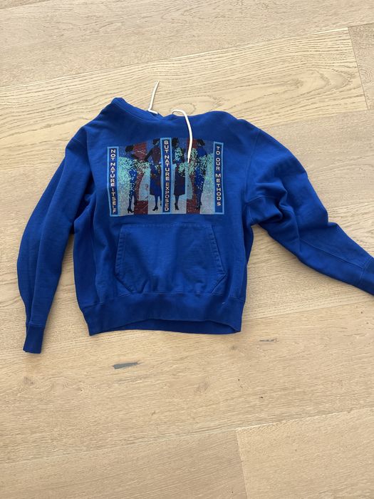 Cav Empt Cav Empt Blue Hoodie Not Nature Grailed