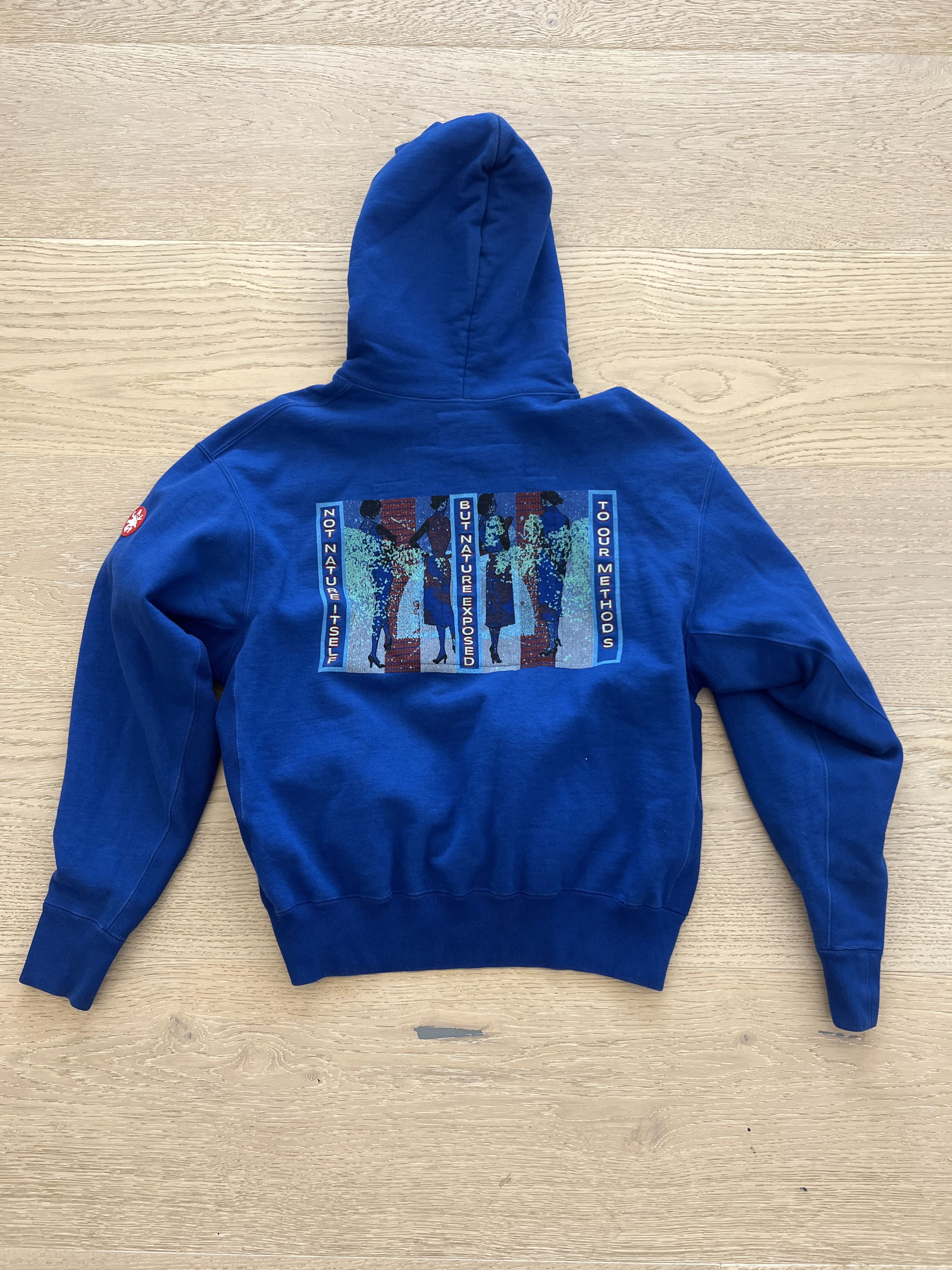 Cav Empt Cav Empt Blue Hoodie Not Nature Grailed