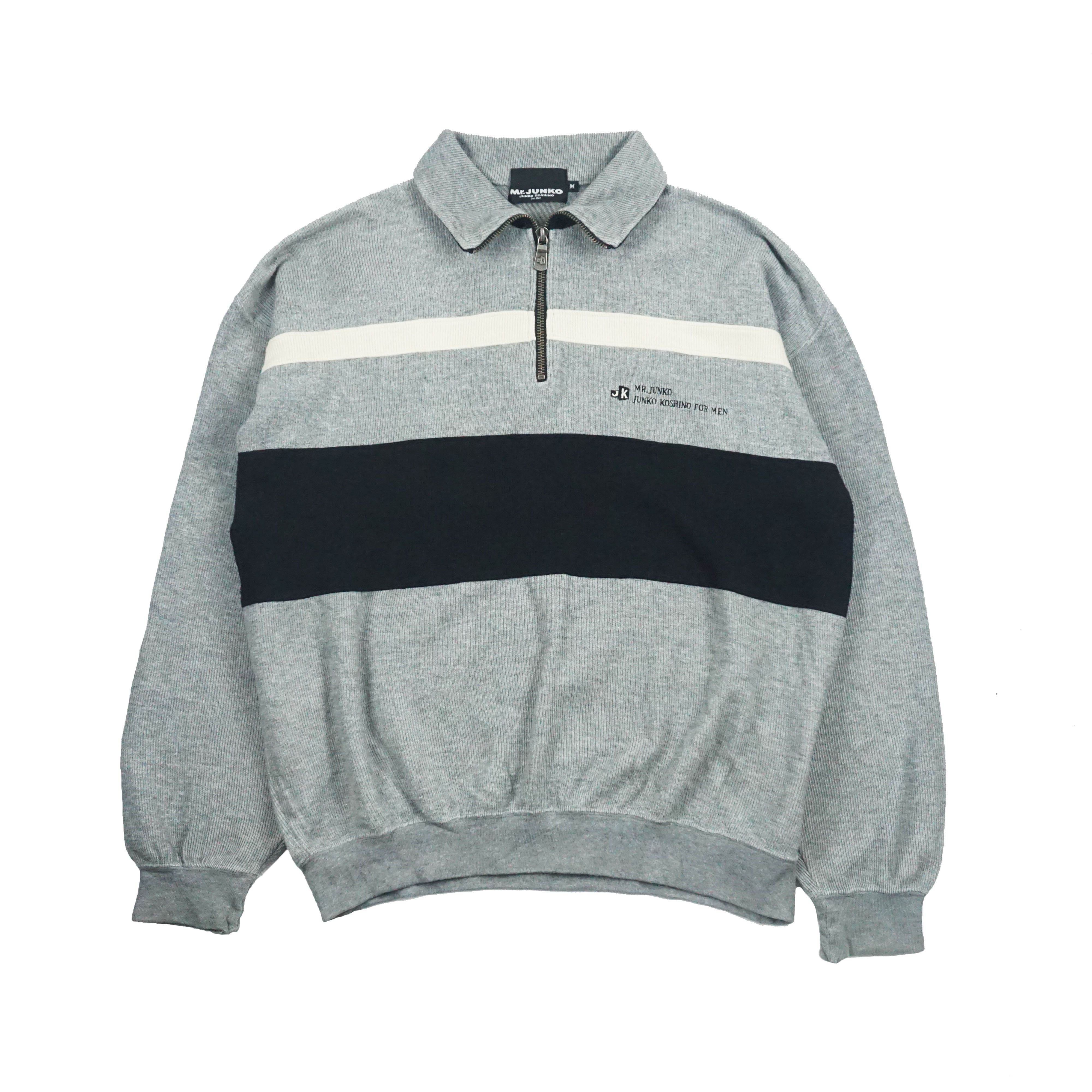 Mr. Junko *NoTariff Junko Koshino 3 Tone Half Zip Size US M / EU 48-50 / 2 - 1 Thumbnail
