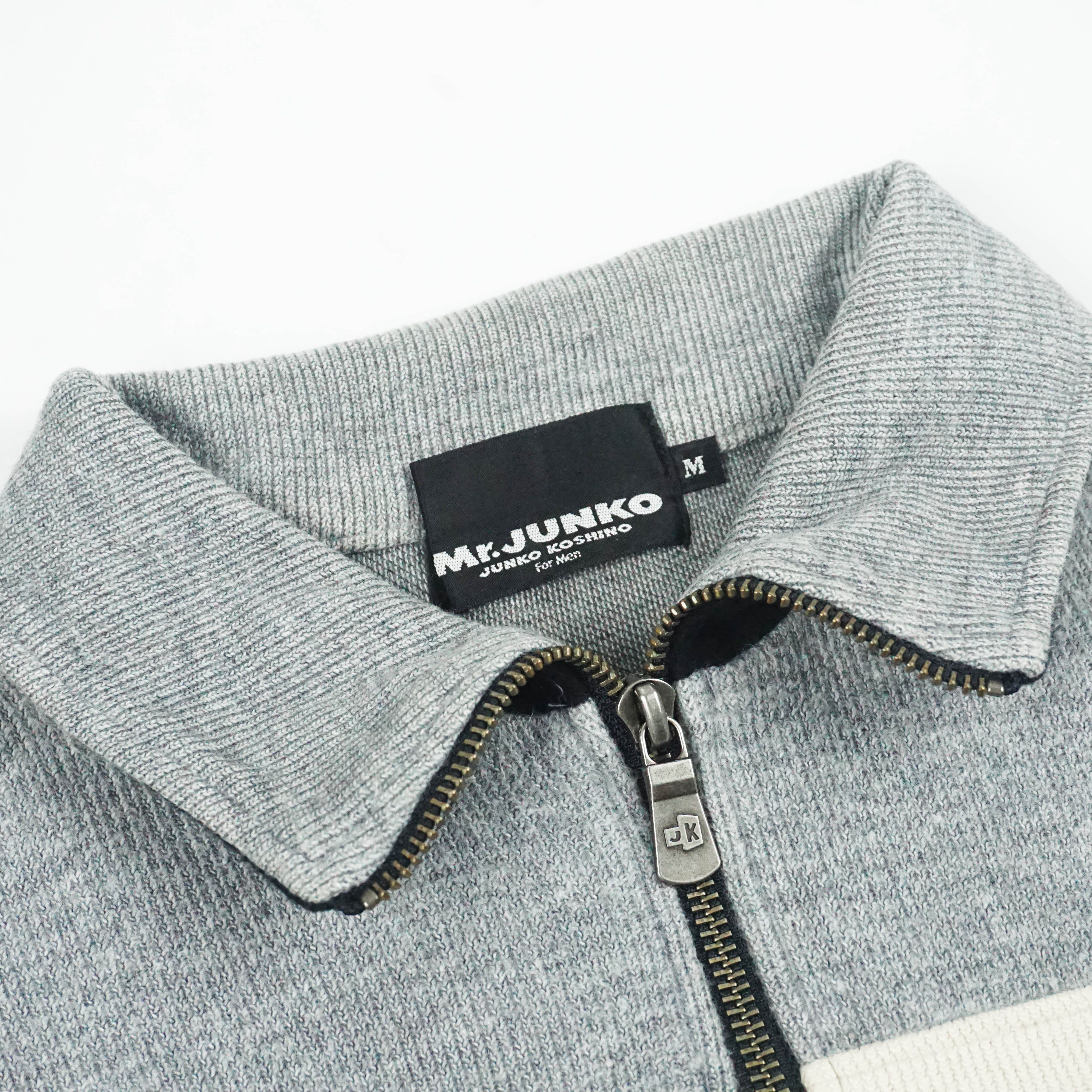 Mr. Junko *NoTariff Junko Koshino 3 Tone Half Zip Size US M / EU 48-50 / 2 - 2 Thumbnail