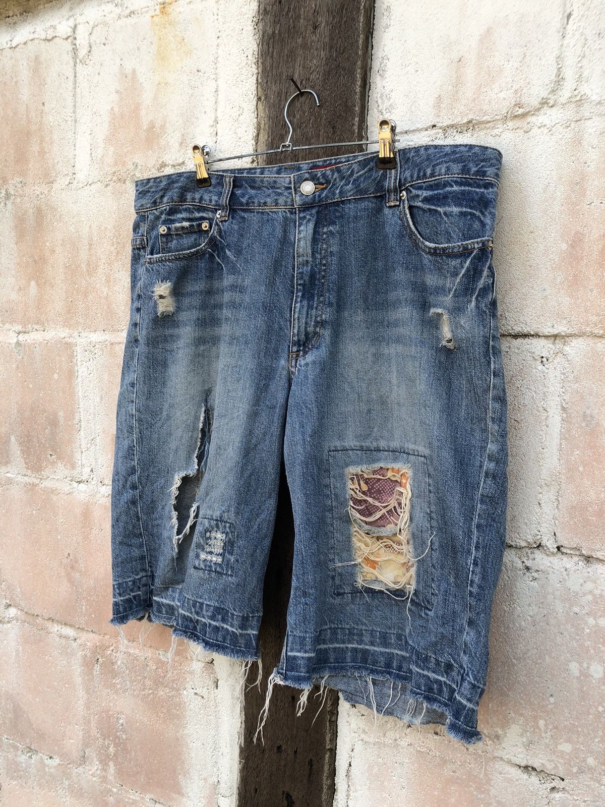 Japanese Brand Old De River Destress Jeans Surf Style Size US 38 / EU 54 - 3 Thumbnail