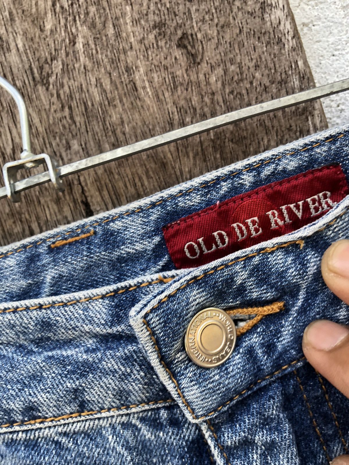 Japanese Brand Old De River Destress Jeans Surf Style Size US 38 / EU 54 - 5 Thumbnail