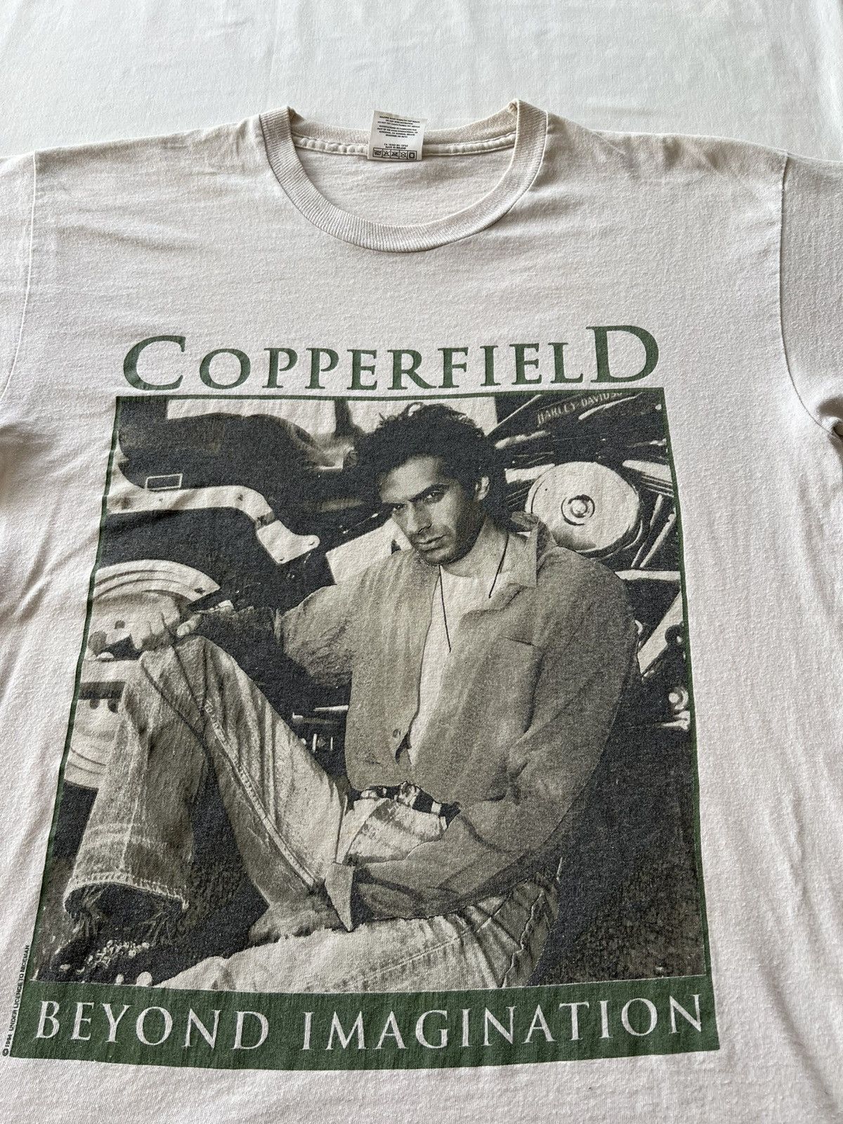 Band Tees Vintage 1994 David Copperfield Beyond Imagination White Tee Size US L / EU 52-54 / 3 - 12 Thumbnail