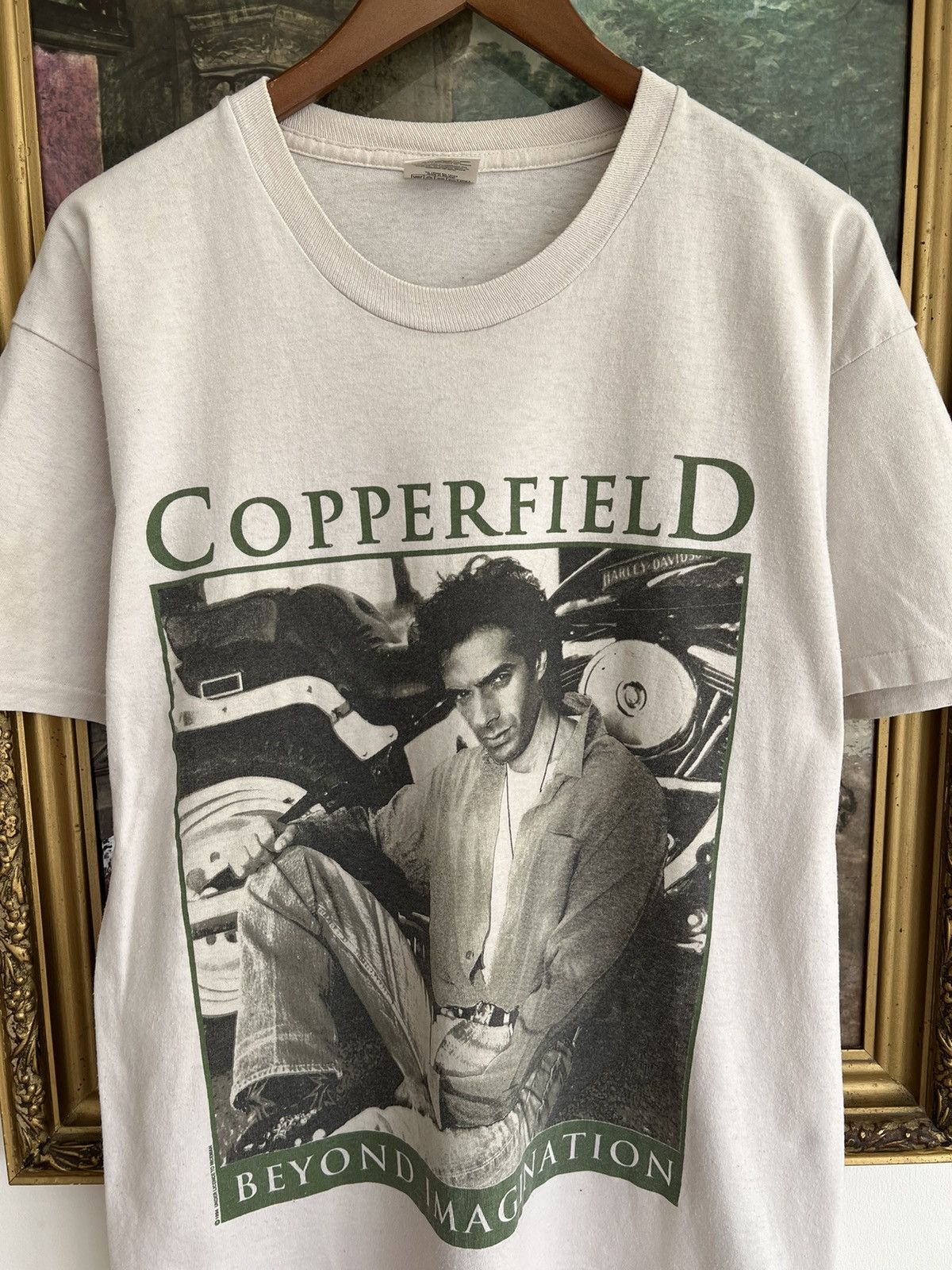Band Tees Vintage 1994 David Copperfield Beyond Imagination White Tee Size US L / EU 52-54 / 3 - 2 Thumbnail