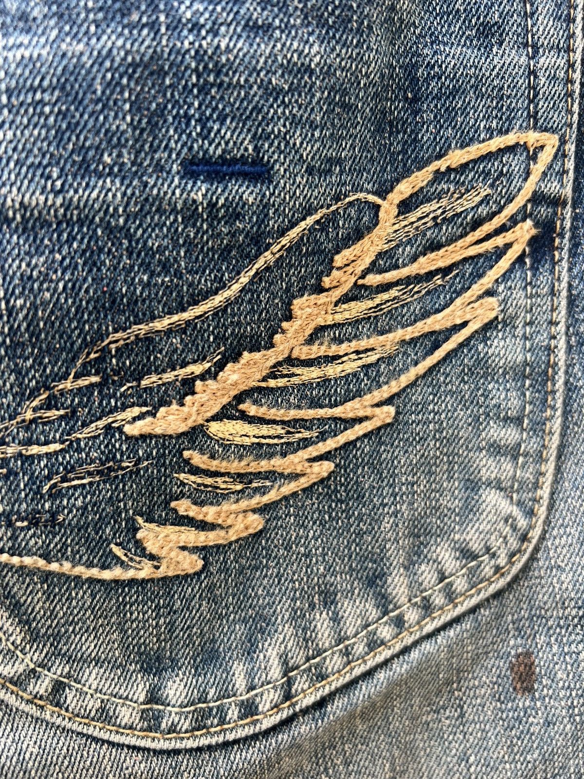 Hysteric Glamour Vintage 90s Ozone Rocks Japan Dirty Mud Denim Jeans Size US 29 - 21 Thumbnail