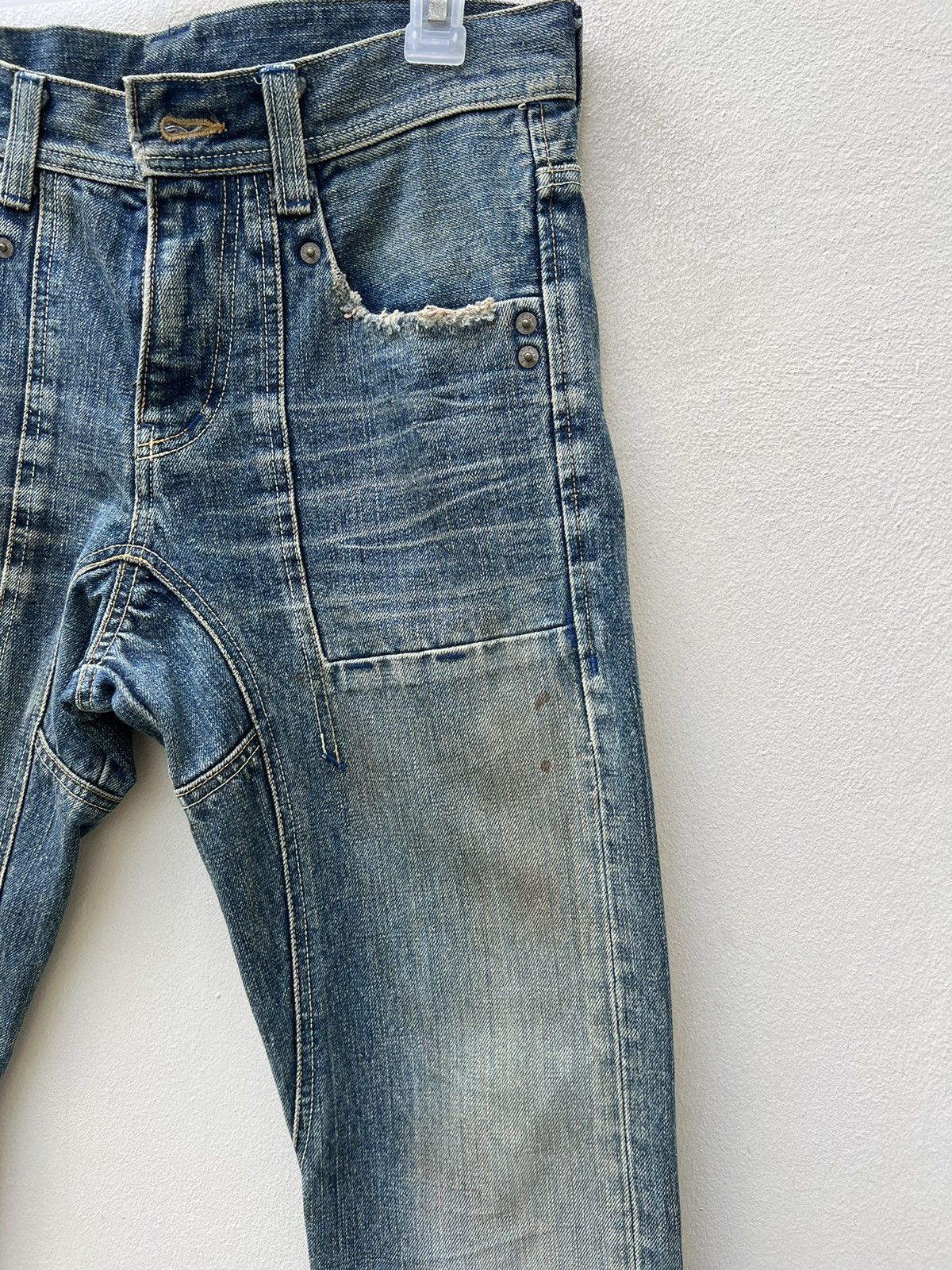 Hysteric Glamour Vintage 90s Ozone Rocks Japan Dirty Mud Denim Jeans Size US 29 - 11 Thumbnail