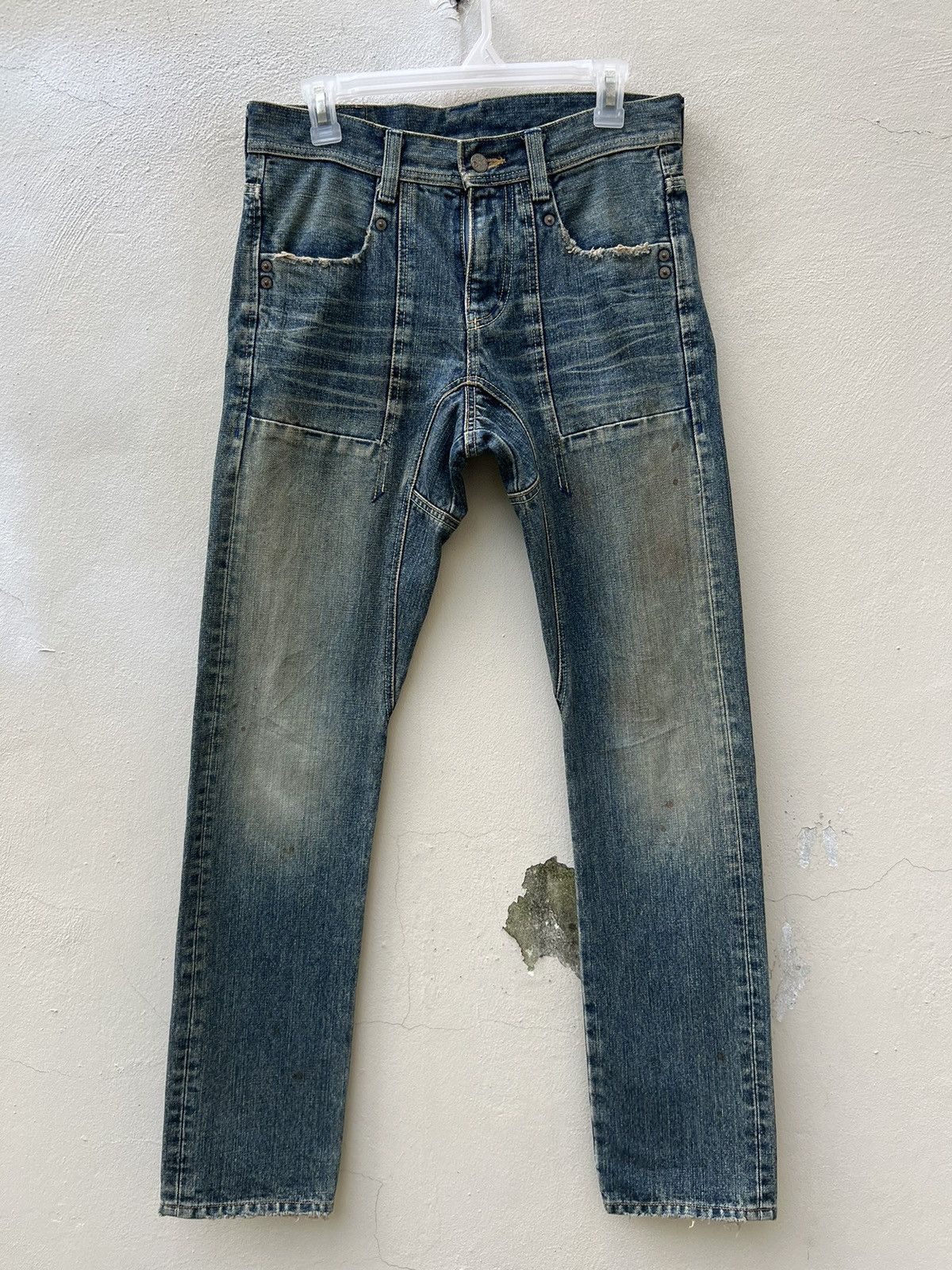 Hysteric Glamour Vintage 90s Ozone Rocks Japan Dirty Mud Denim Jeans Size US 29 - 6 Thumbnail