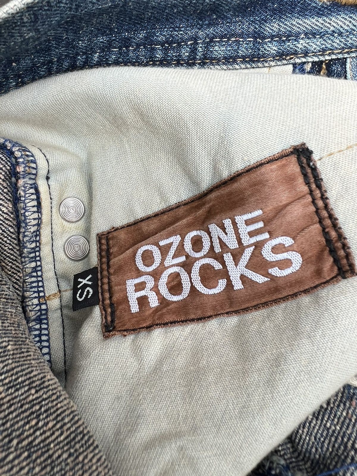 Hysteric Glamour Vintage 90s Ozone Rocks Japan Dirty Mud Denim Jeans Size US 29 - 24 Thumbnail