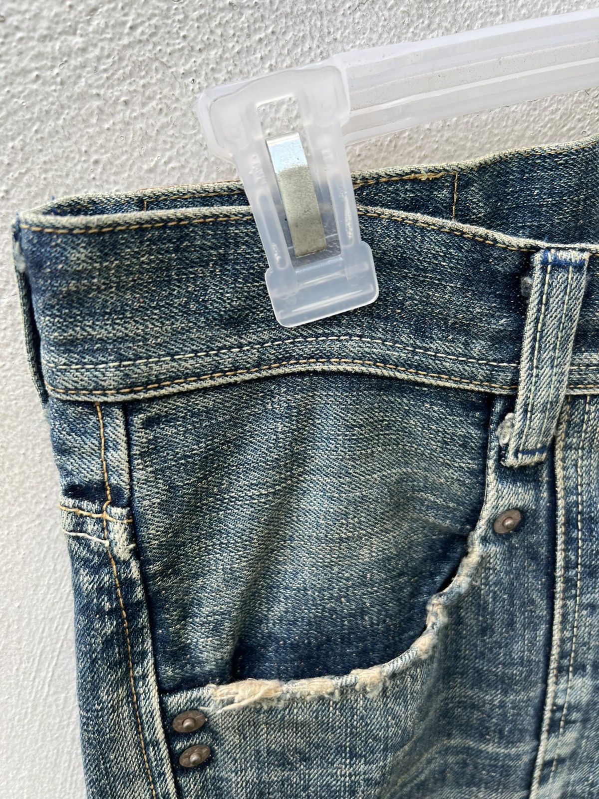 Hysteric Glamour Vintage 90s Ozone Rocks Japan Dirty Mud Denim Jeans Size US 29 - 8 Thumbnail