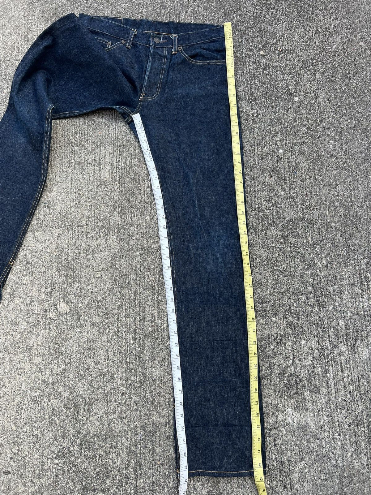 Cosmic Wonder VTG 90s Cosmic Wonder Japan Selvedge Denim Jeans Slit Hem Size US 31 - 4 Thumbnail