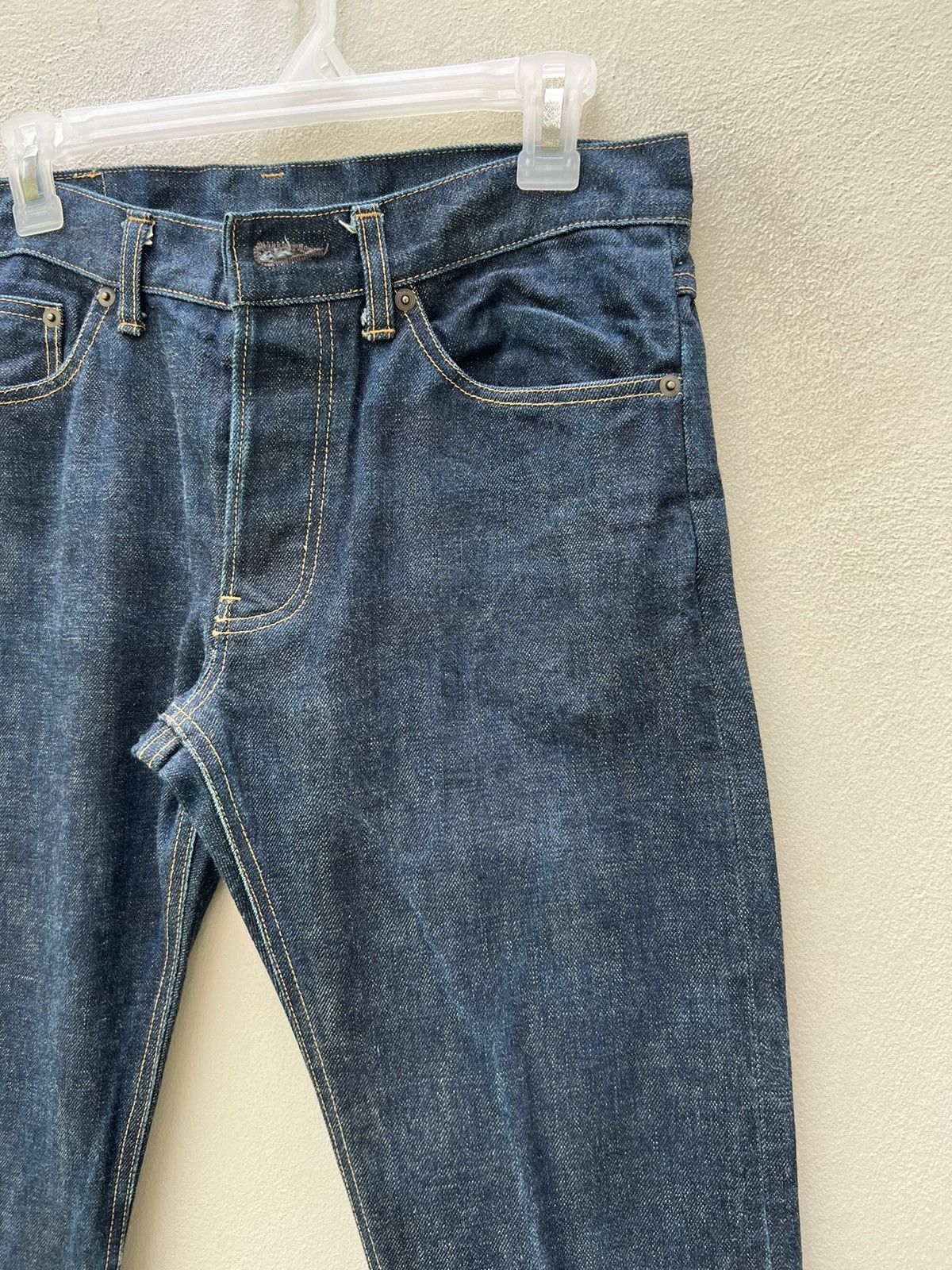 Cosmic Wonder VTG 90s Cosmic Wonder Japan Selvedge Denim Jeans Slit Hem Size US 31 - 10 Thumbnail