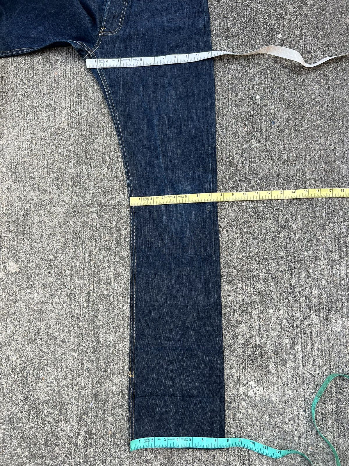 Cosmic Wonder VTG 90s Cosmic Wonder Japan Selvedge Denim Jeans Slit Hem Size US 31 - 3 Thumbnail