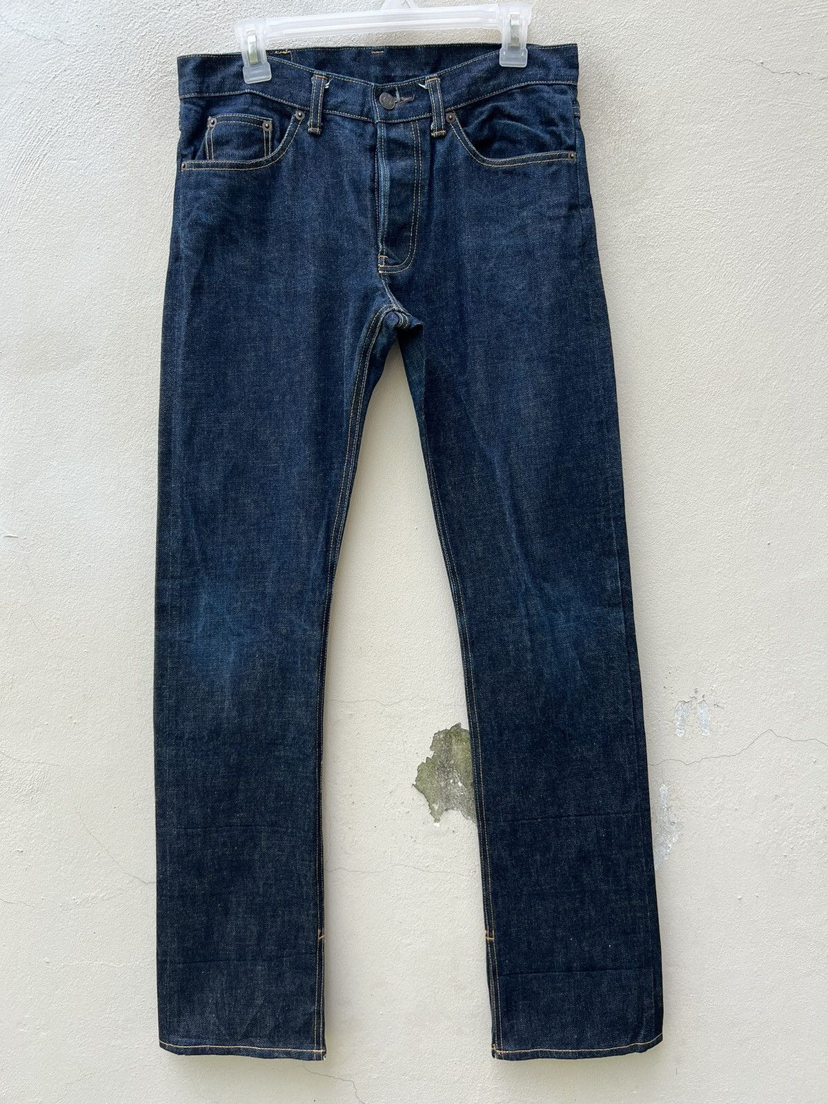Cosmic Wonder VTG 90s Cosmic Wonder Japan Selvedge Denim Jeans Slit Hem Size US 31 - 6 Thumbnail