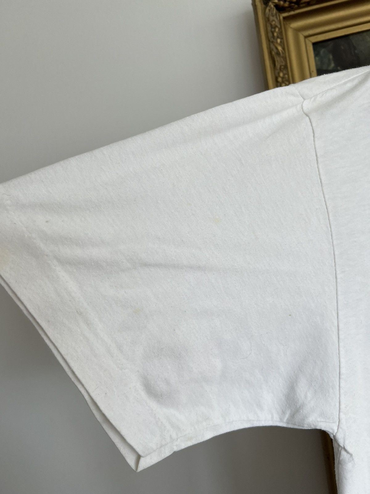 Vintage Vintage 90s Art Single Stitch White Tee Size US XL / EU 56 / 4 - 5 Thumbnail