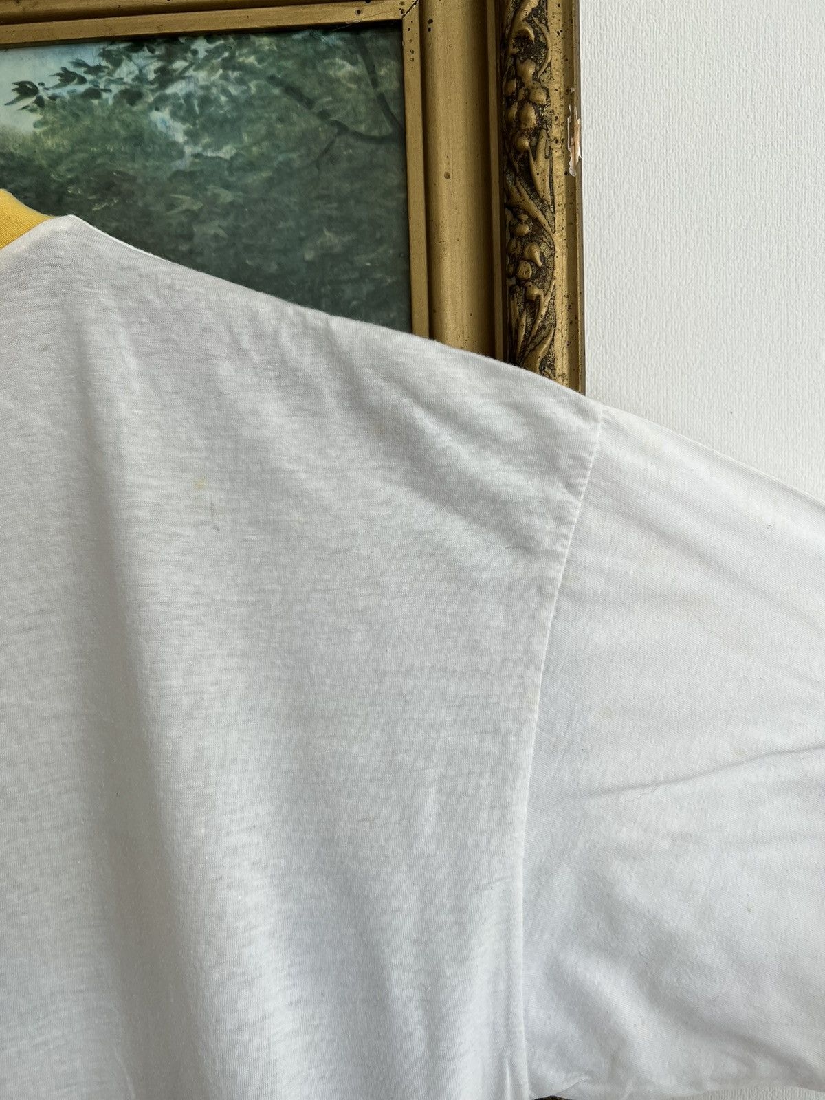 Vintage Vintage 90s Art Single Stitch White Tee Size US XL / EU 56 / 4 - 11 Thumbnail