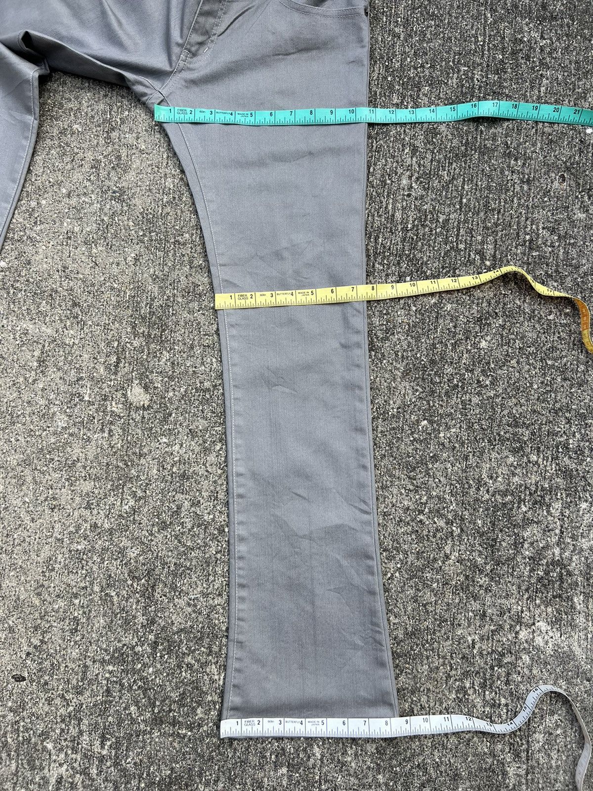 Tornado Mart Vintage Tornado Mart Japan Stretch Grey Flare Pant Size US 31 - 3 Thumbnail