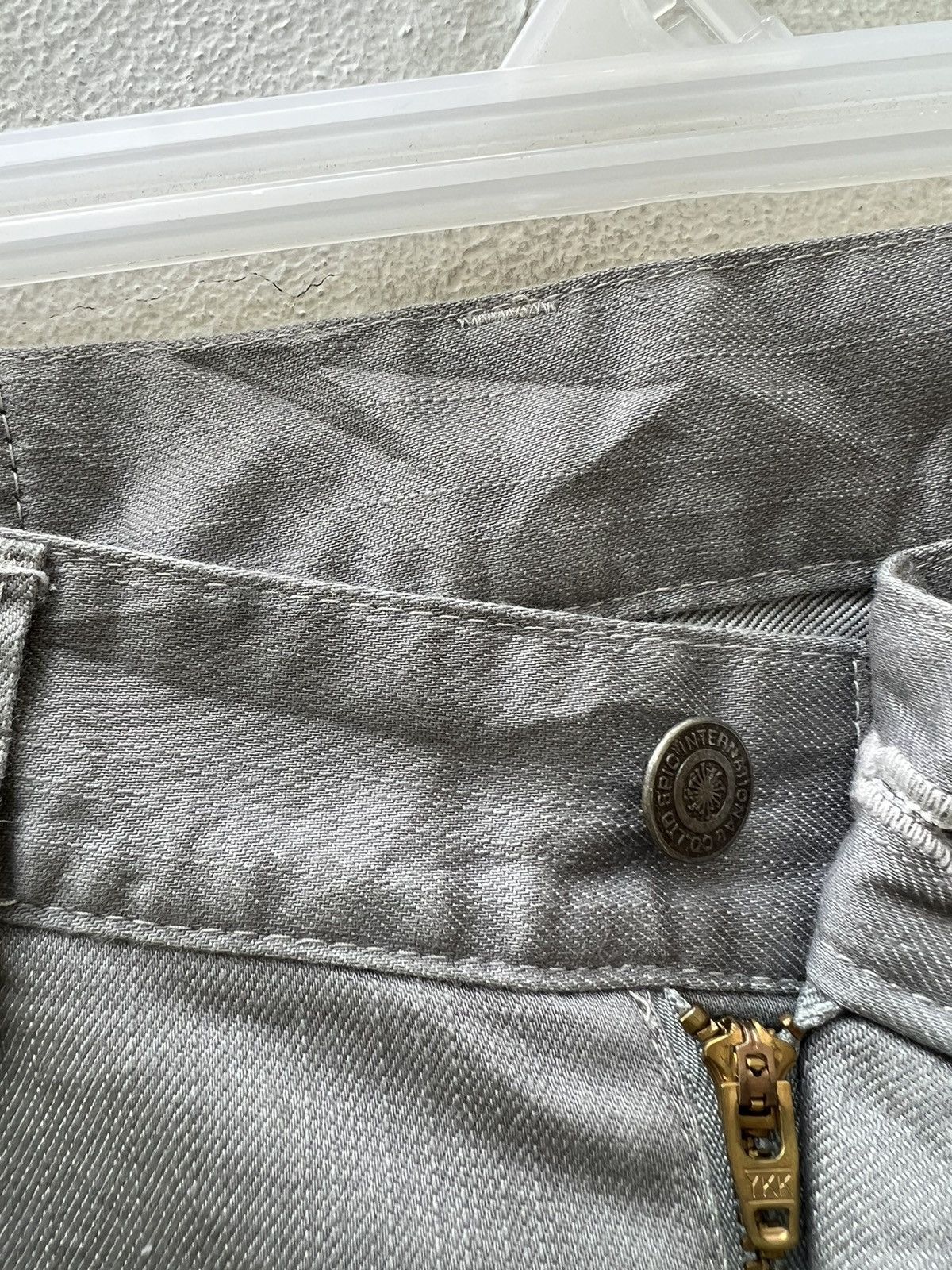 Tornado Mart Vintage Tornado Mart Japan Stretch Grey Flare Pant Size US 31 - 7 Thumbnail
