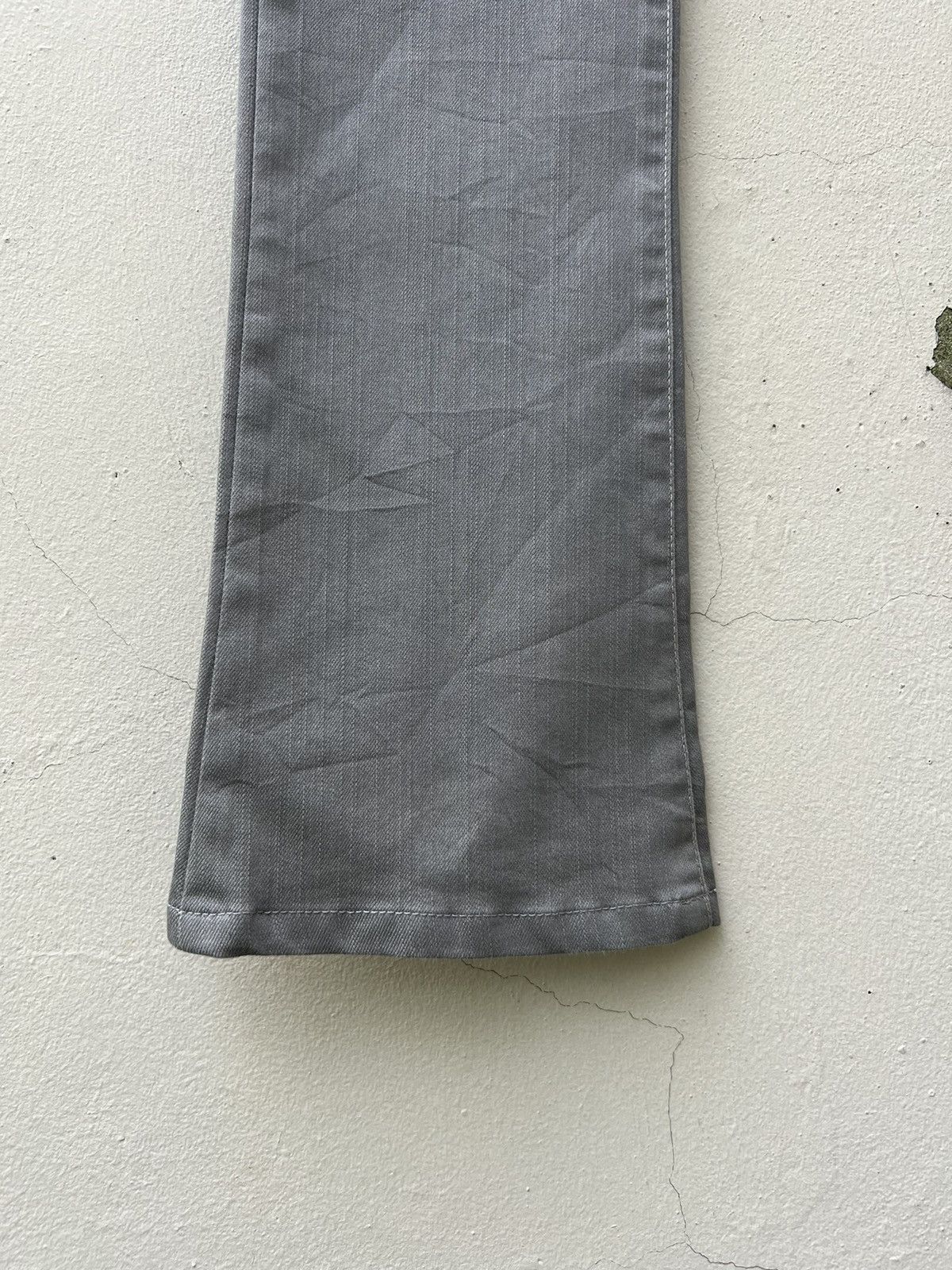 Tornado Mart Vintage Tornado Mart Japan Stretch Grey Flare Pant Size US 31 - 10 Thumbnail