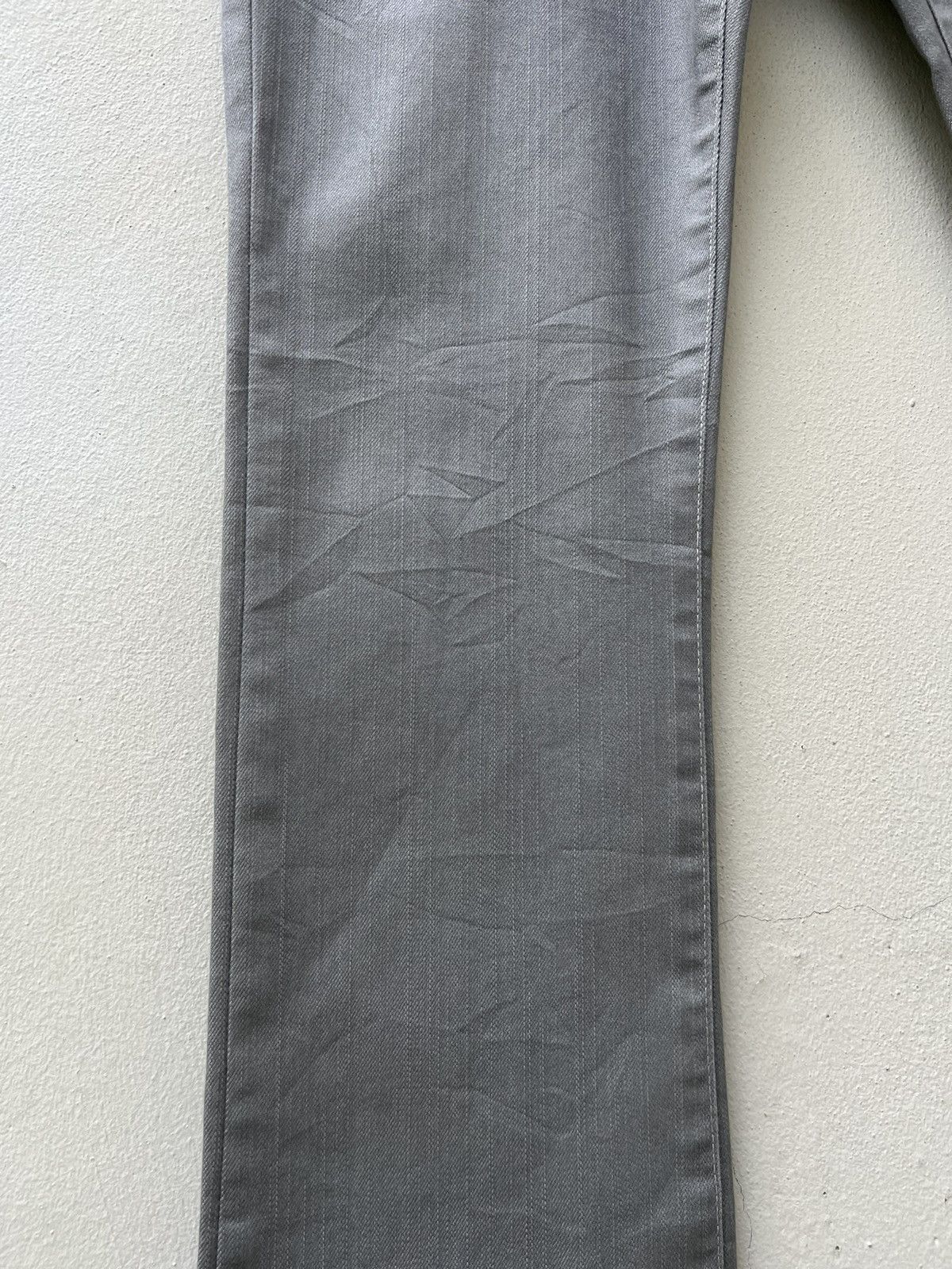Tornado Mart Vintage Tornado Mart Japan Stretch Grey Flare Pant Size US 31 - 9 Thumbnail