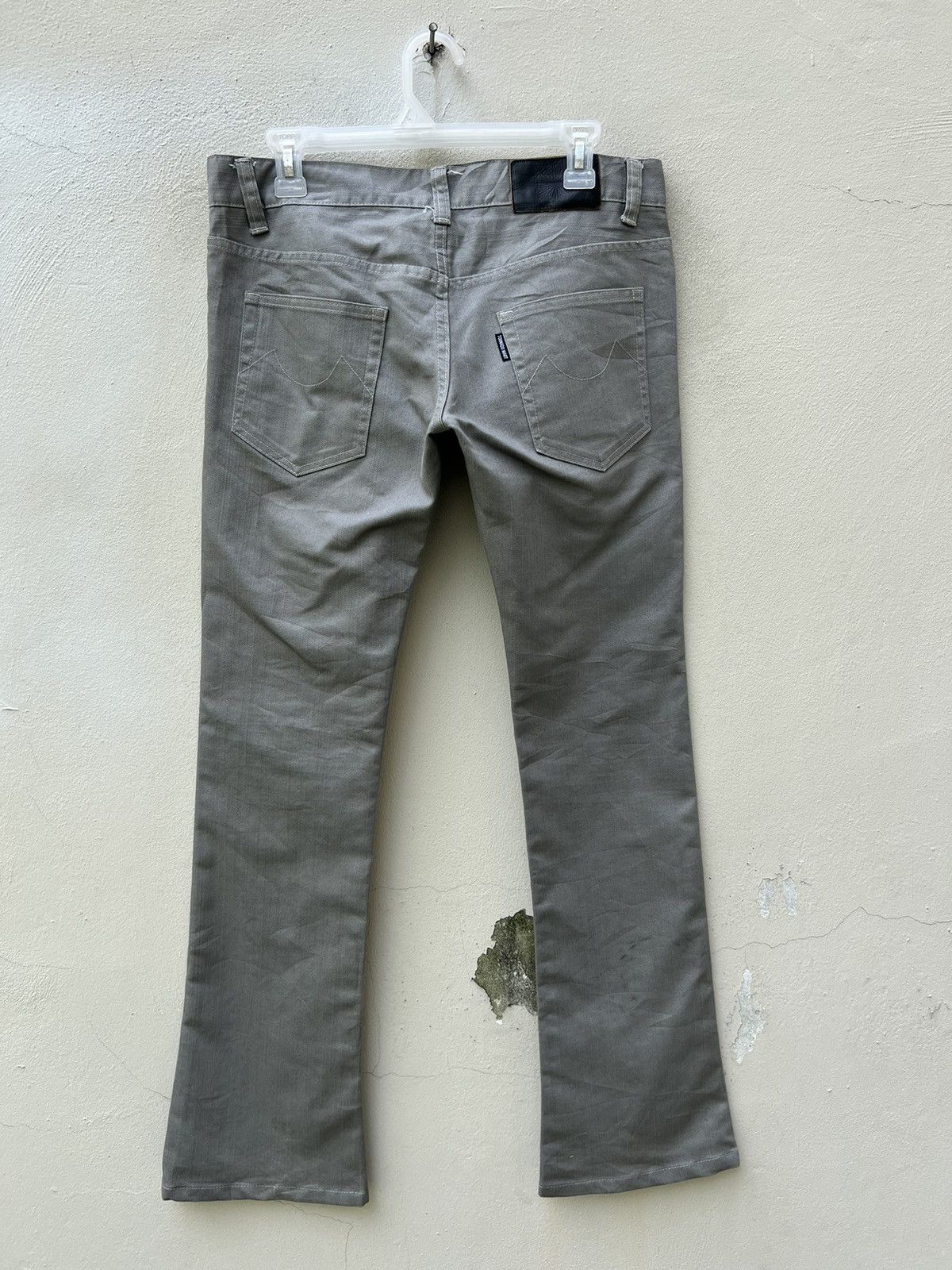 Tornado Mart Vintage Tornado Mart Japan Stretch Grey Flare Pant Size US 31 - 14 Thumbnail