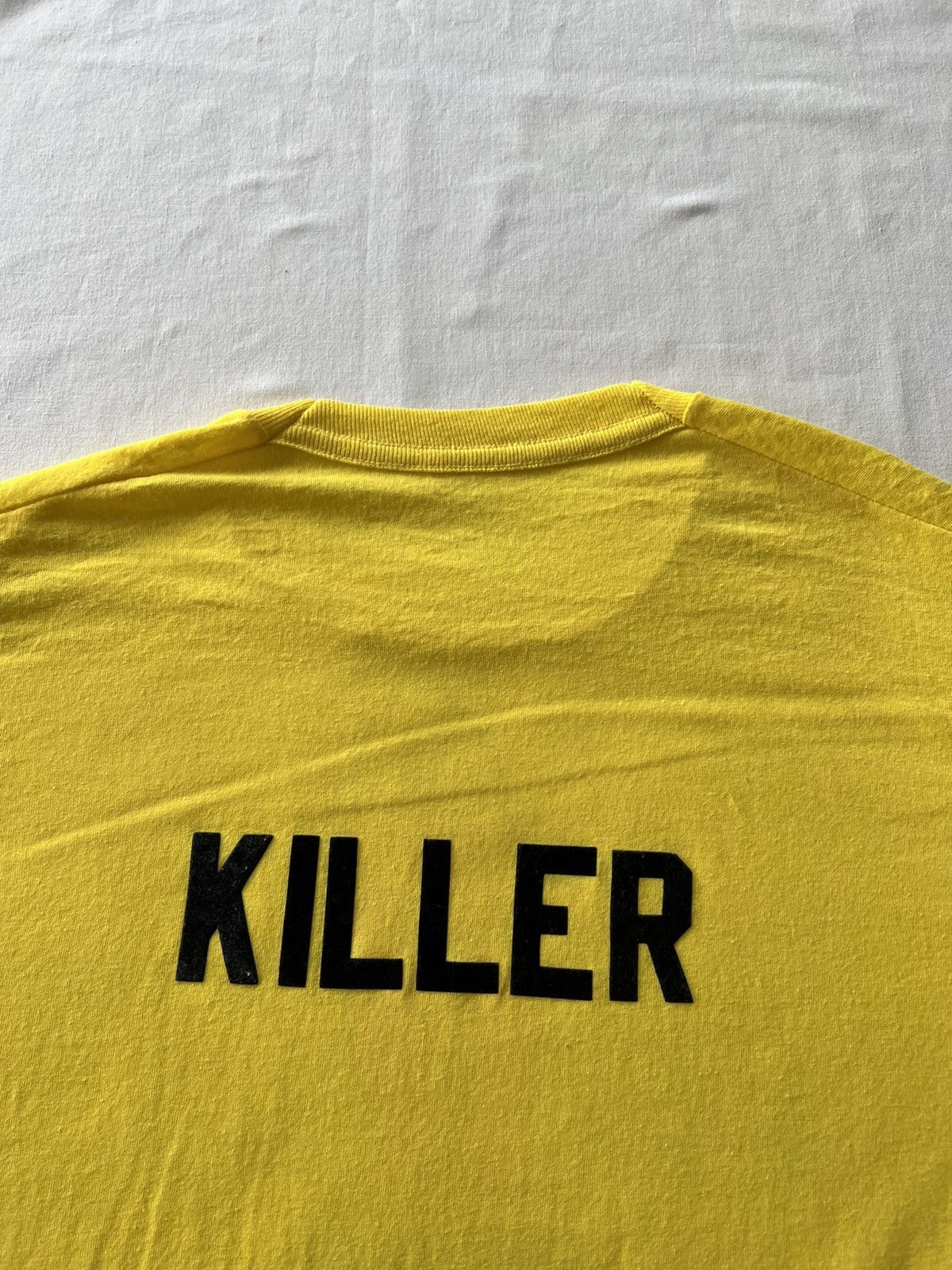 Band Tees Vintage 1988 Donald Duck Killer Air Waves Yellow Tee Size US L / EU 52-54 / 3 - 11 Thumbnail