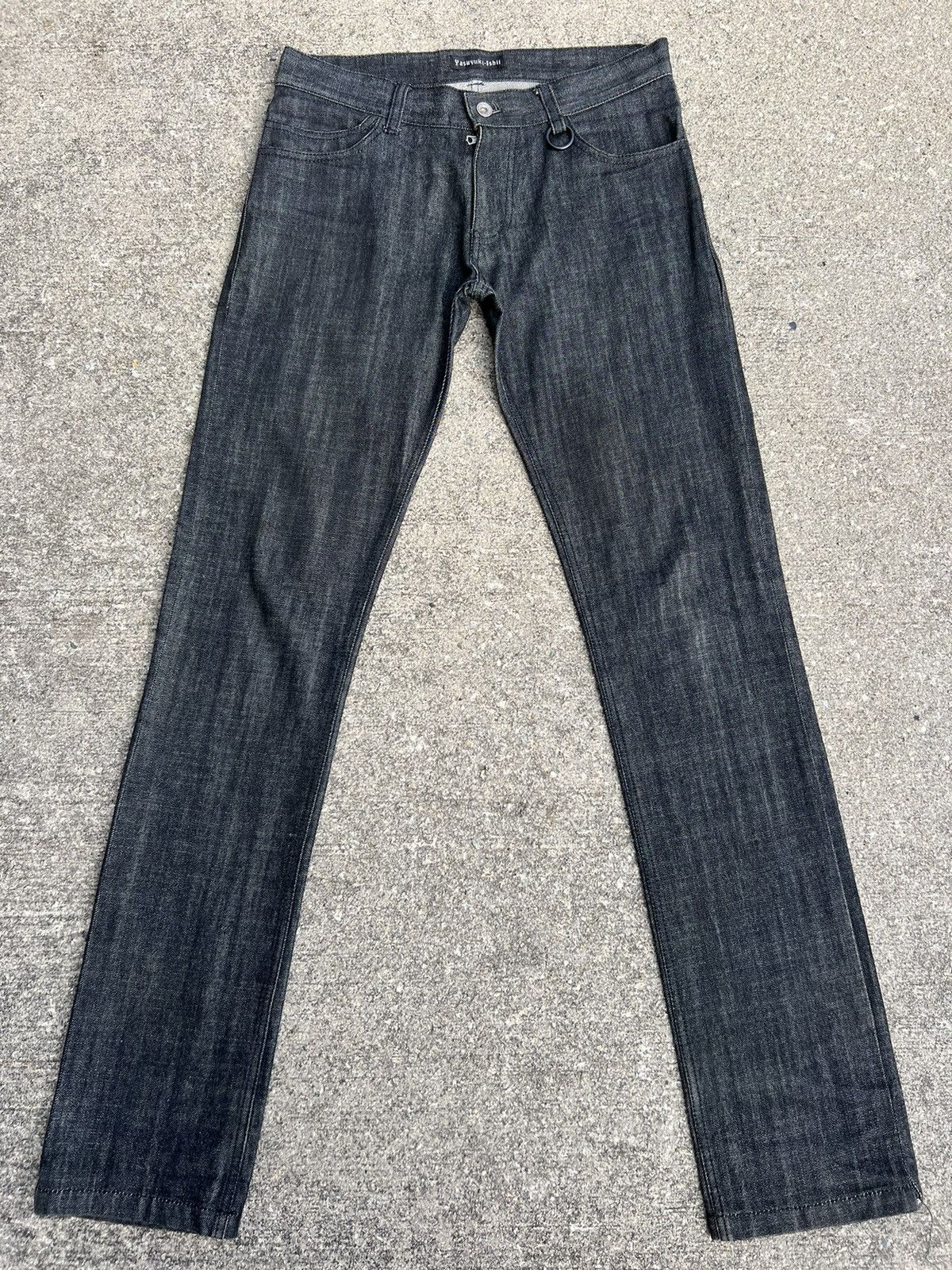 Vintage Vintage Yasuyuki Ishi Japan Black Denim Jeans | Grailed