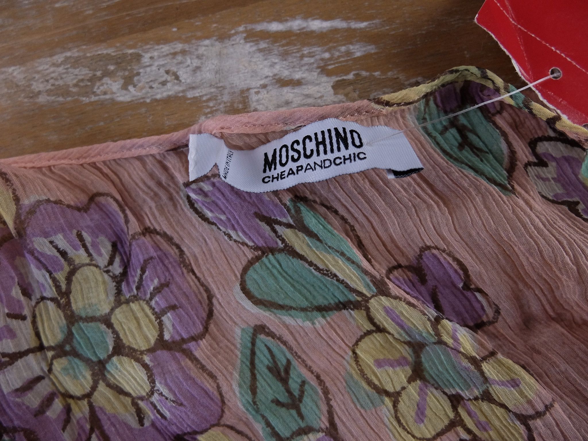 Moschino MOSCHINO Cheap & Chic salmon pink blouse 44 Size M / US 6-8 / IT 42-44 - 4 Thumbnail