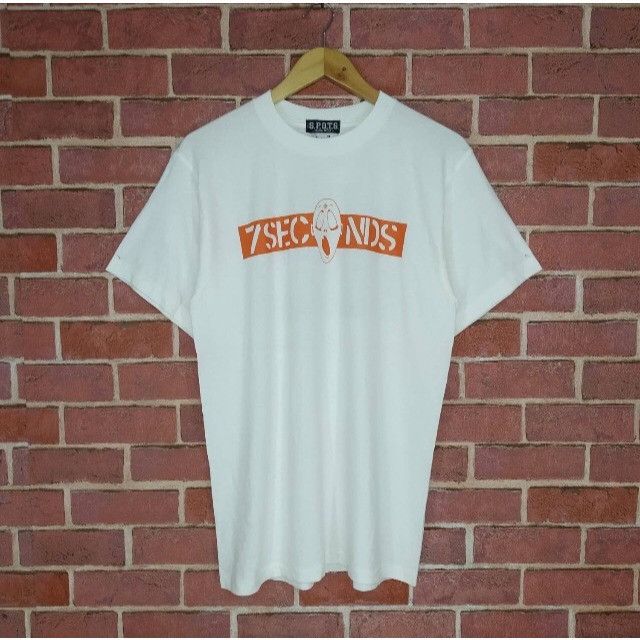 Band Tees Vintage 7 Seconds American Hardcore Punk Rock Backprint Size US M / EU 48-50 / 2 - 1 Thumbnail