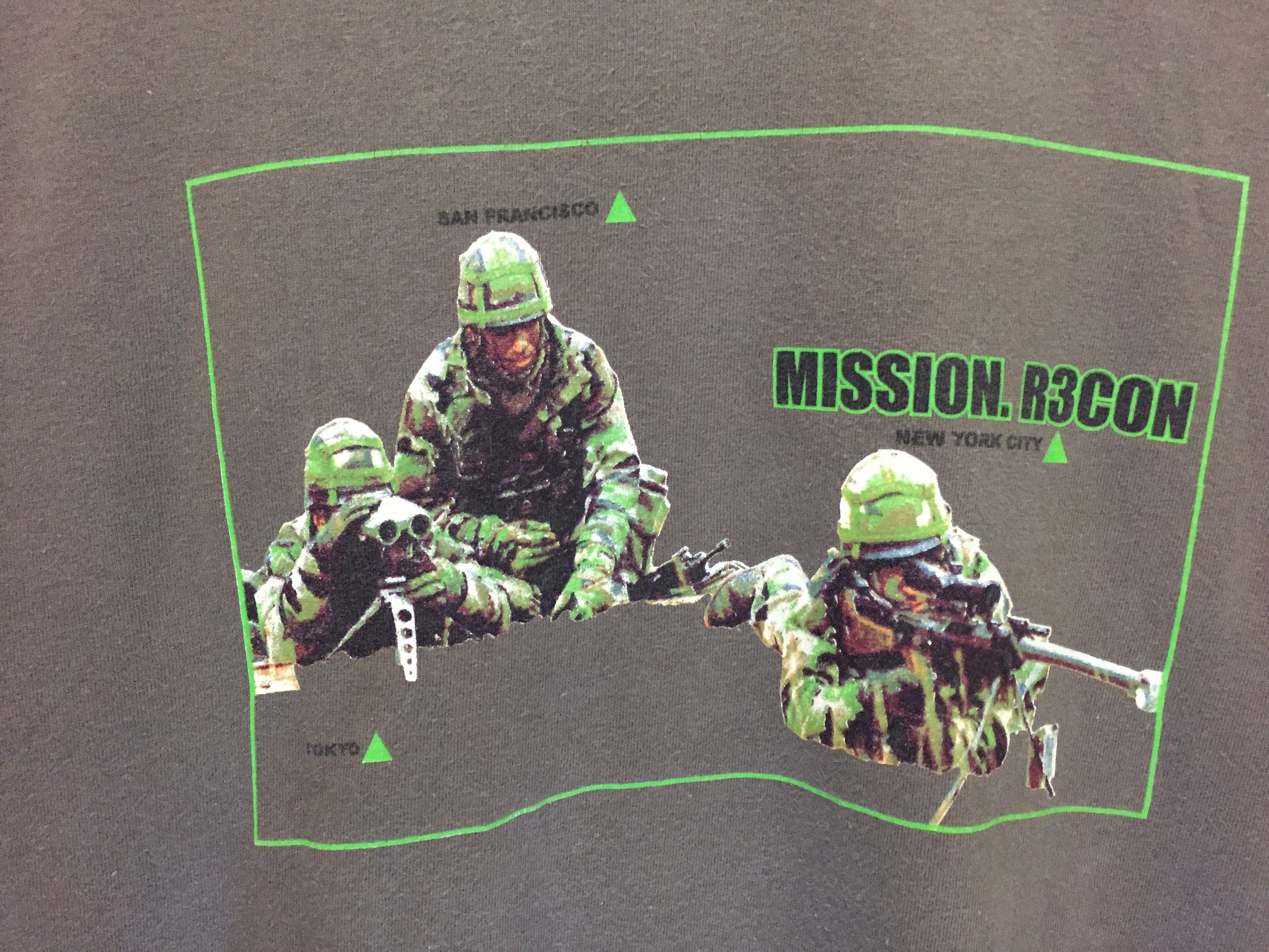 Futura × Japanese Brand × Recon Vtg RECON Mission Tokyo New York military tee Size US L / EU 52-54 / 3 - 4 Thumbnail