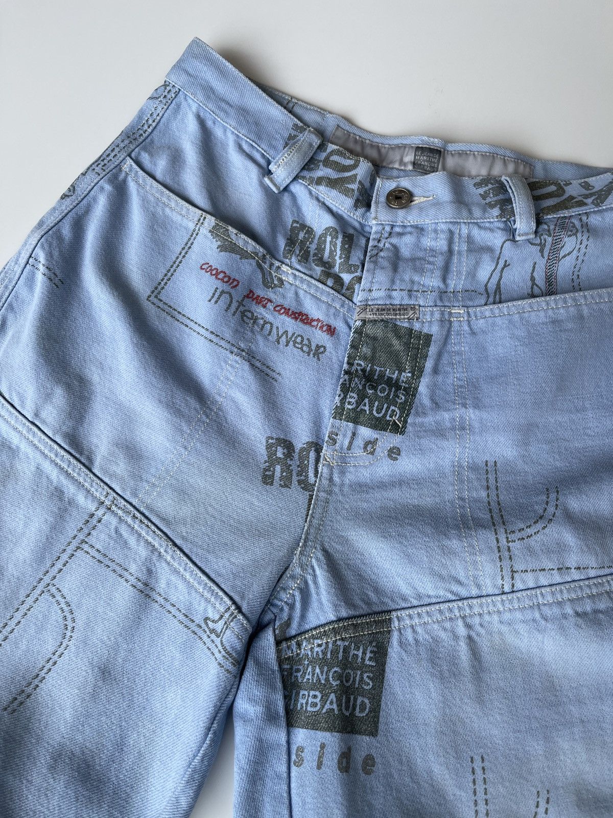 Marithe + Francois Girbaud MFG Iconic pieces All Over Print Denim Size US 30 / EU 46 - 12 Thumbnail