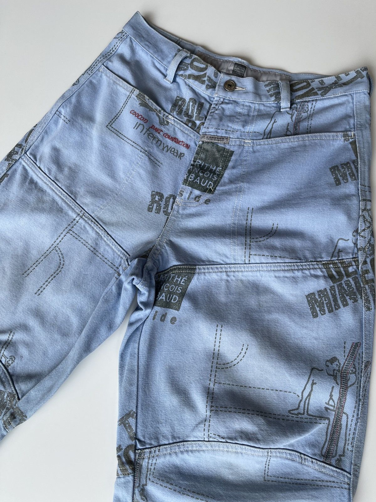 Marithe + Francois Girbaud MFG Iconic pieces All Over Print Denim Size US 30 / EU 46 - 14 Thumbnail