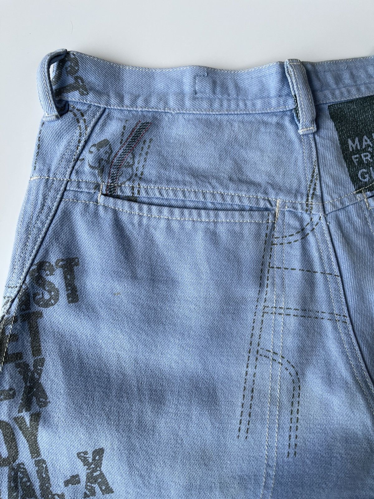 Marithe + Francois Girbaud MFG Iconic pieces All Over Print Denim Size US 30 / EU 46 - 13 Thumbnail