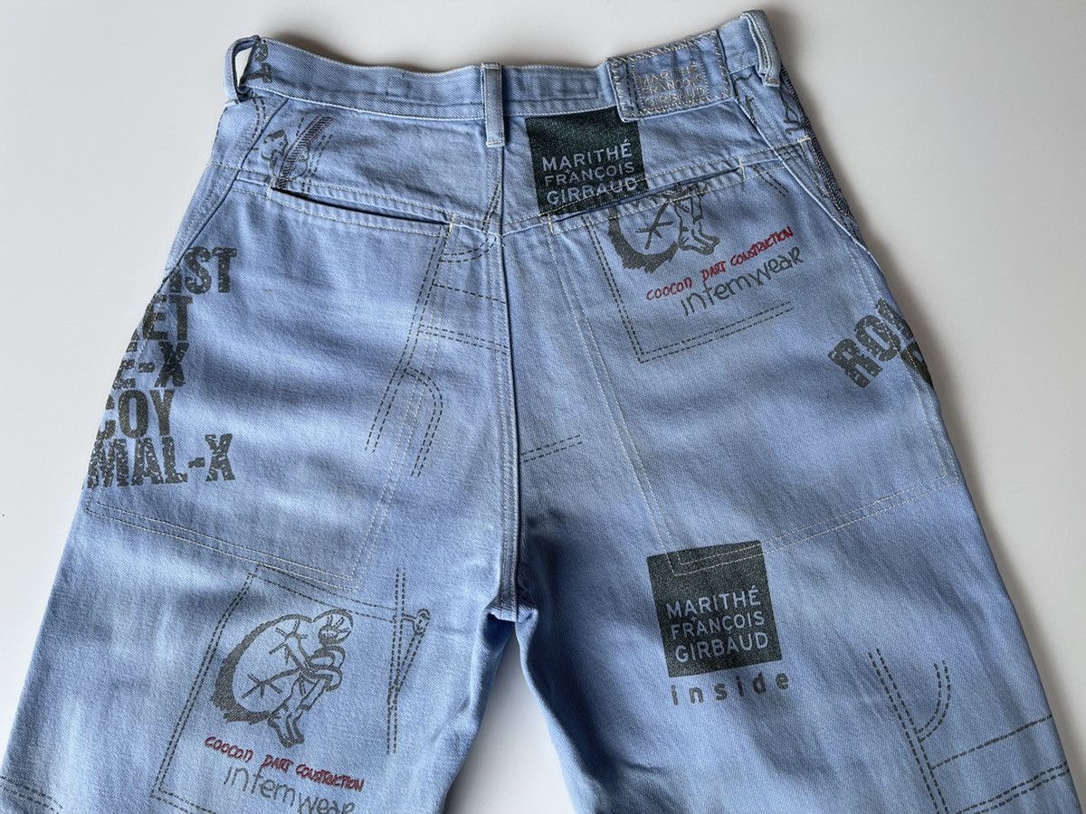 Marithe + Francois Girbaud MFG Iconic pieces All Over Print Denim Size US 30 / EU 46 - 10 Thumbnail