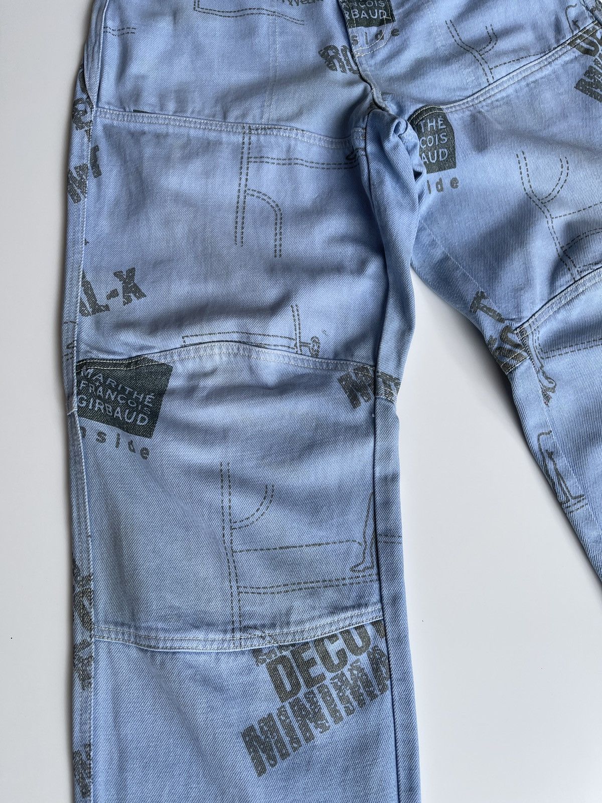 Marithe + Francois Girbaud MFG Iconic pieces All Over Print Denim Size US 30 / EU 46 - 7 Thumbnail
