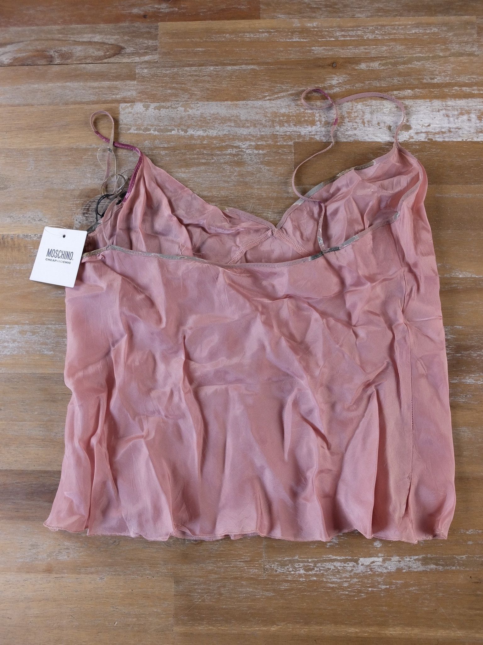 Moschino MOSCHINO Cheap & Chic dusty rose silk floral blouse 40 Size S / US 4 / IT 40 - 4 Thumbnail