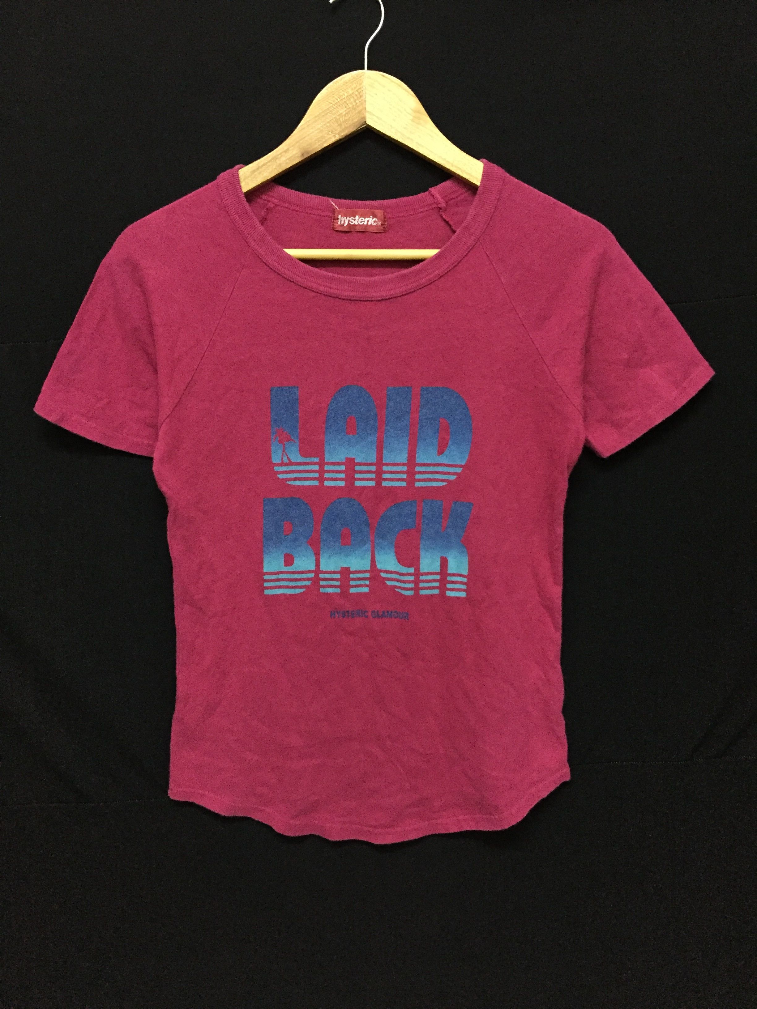 image of VTG Hysteric Glamour Laid Back Tee in Red, Women's (Size Small)